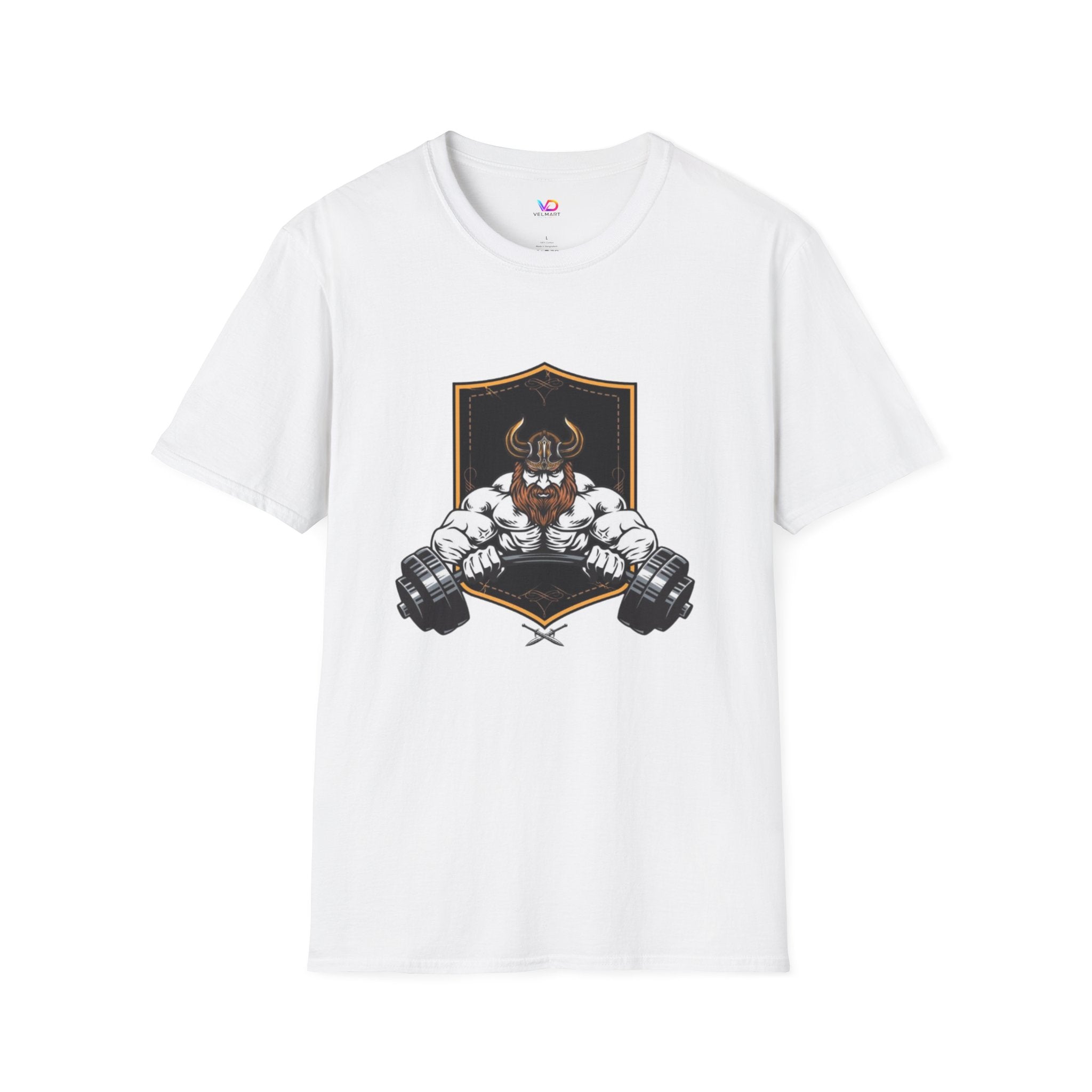 Viking Barbell T-Shirt — Norse Strength Gym Tee