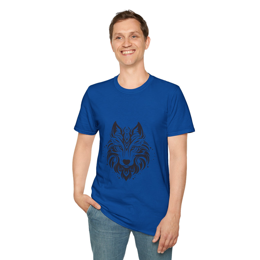 Wolf Mandala T-Shirt — Tribal Geometric Wolf Art Tee