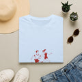 Runner Graphic Tee — Retro Couple Jogging Design