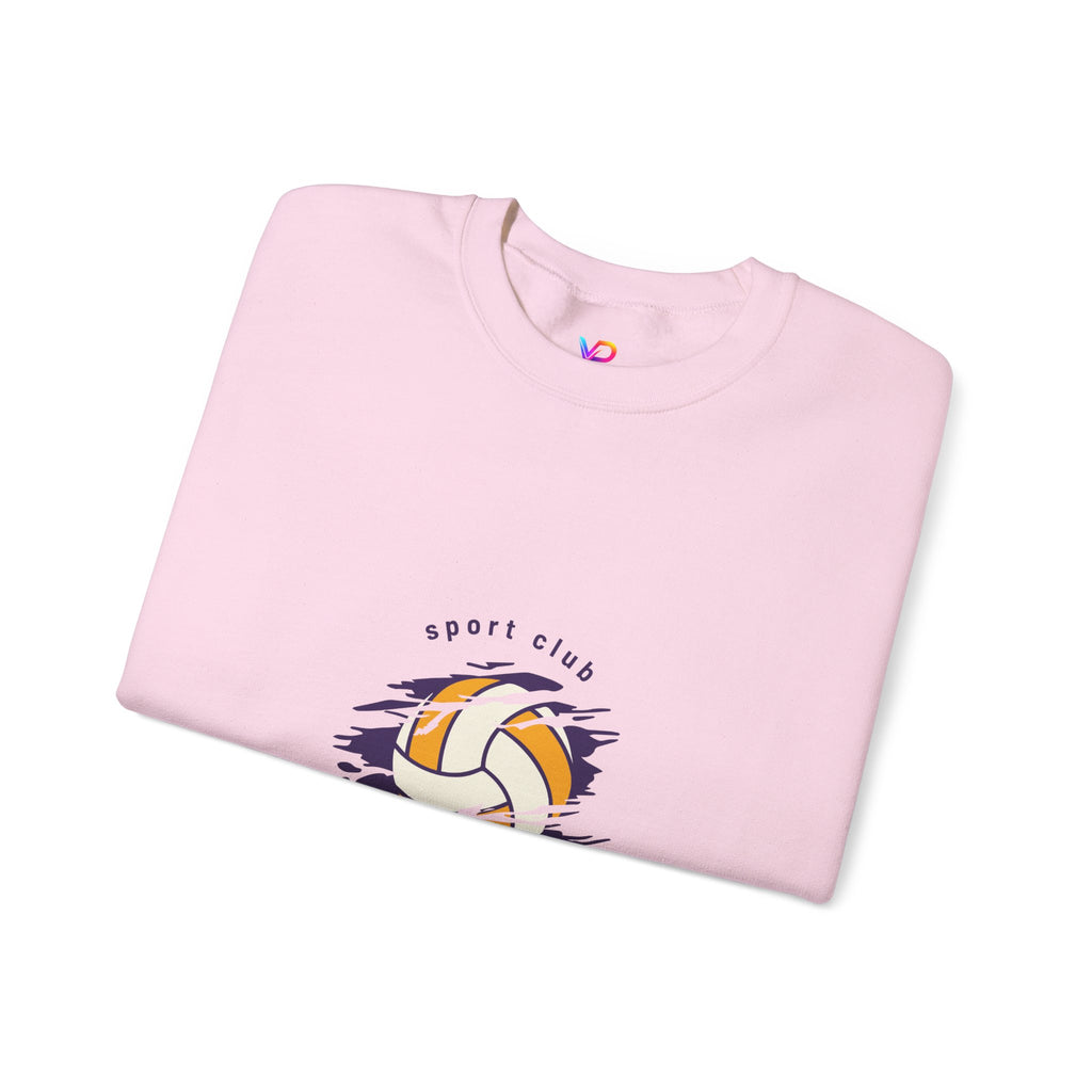 Volleyball Time Crewneck Sweatshirt — Sport Club Graphic Pullover