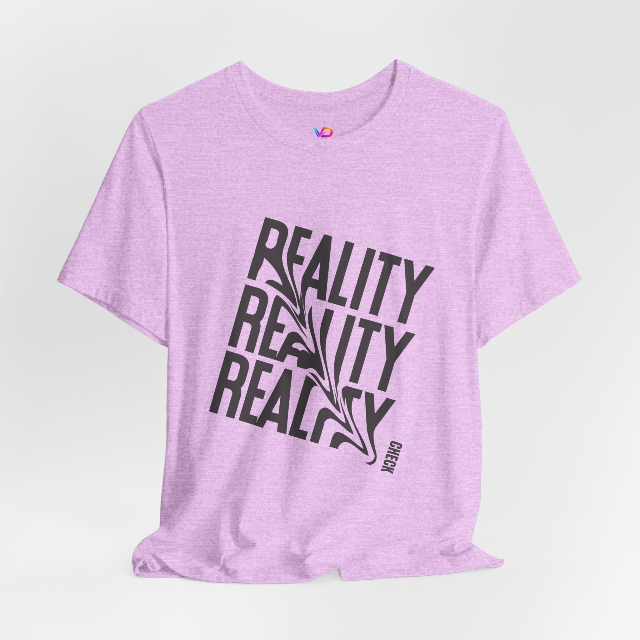 Reality Repeat Tee — Graphic Typography T-Shirt