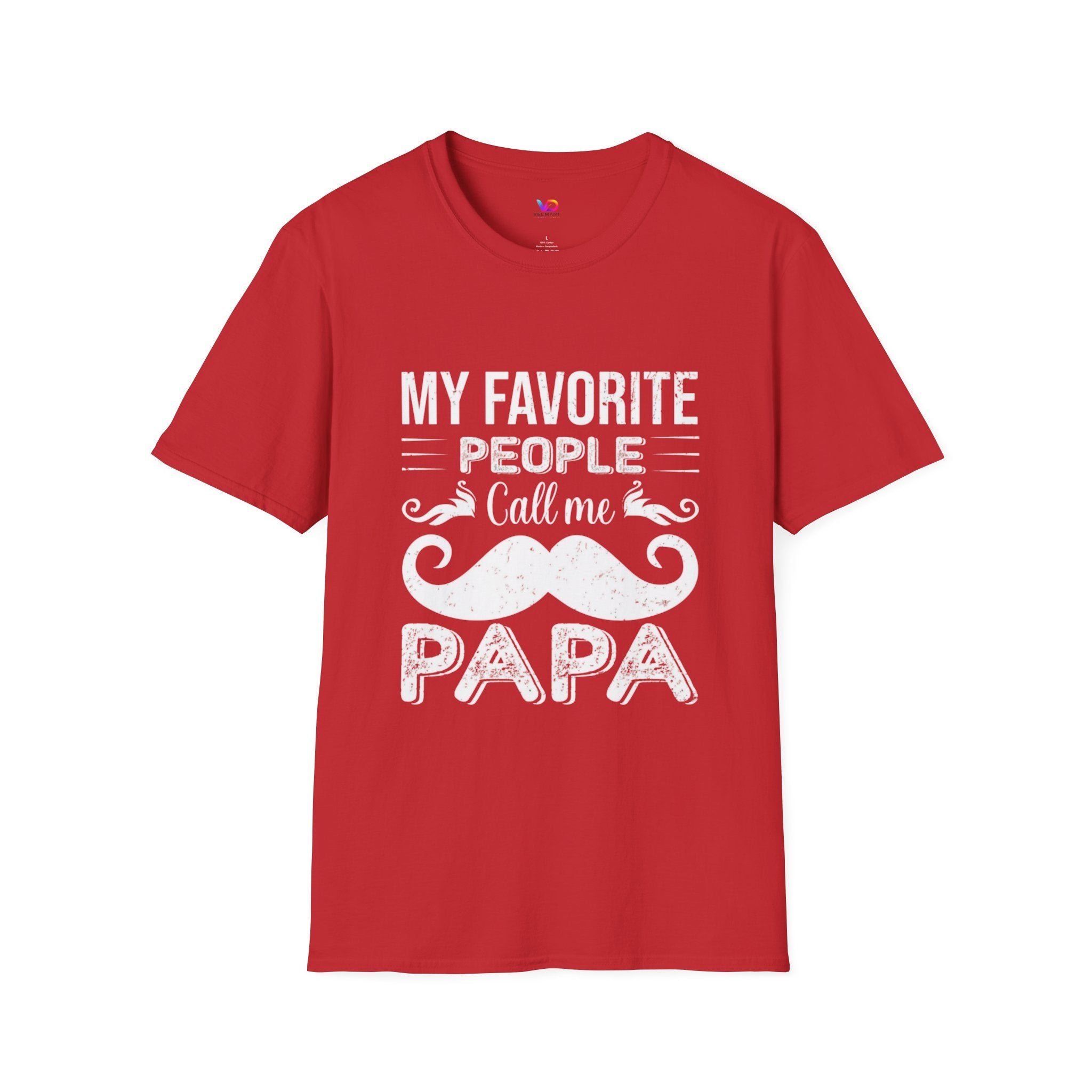 Papa T-Shirt — “My Favorite People Call Me Papa” Vintage Family Gift