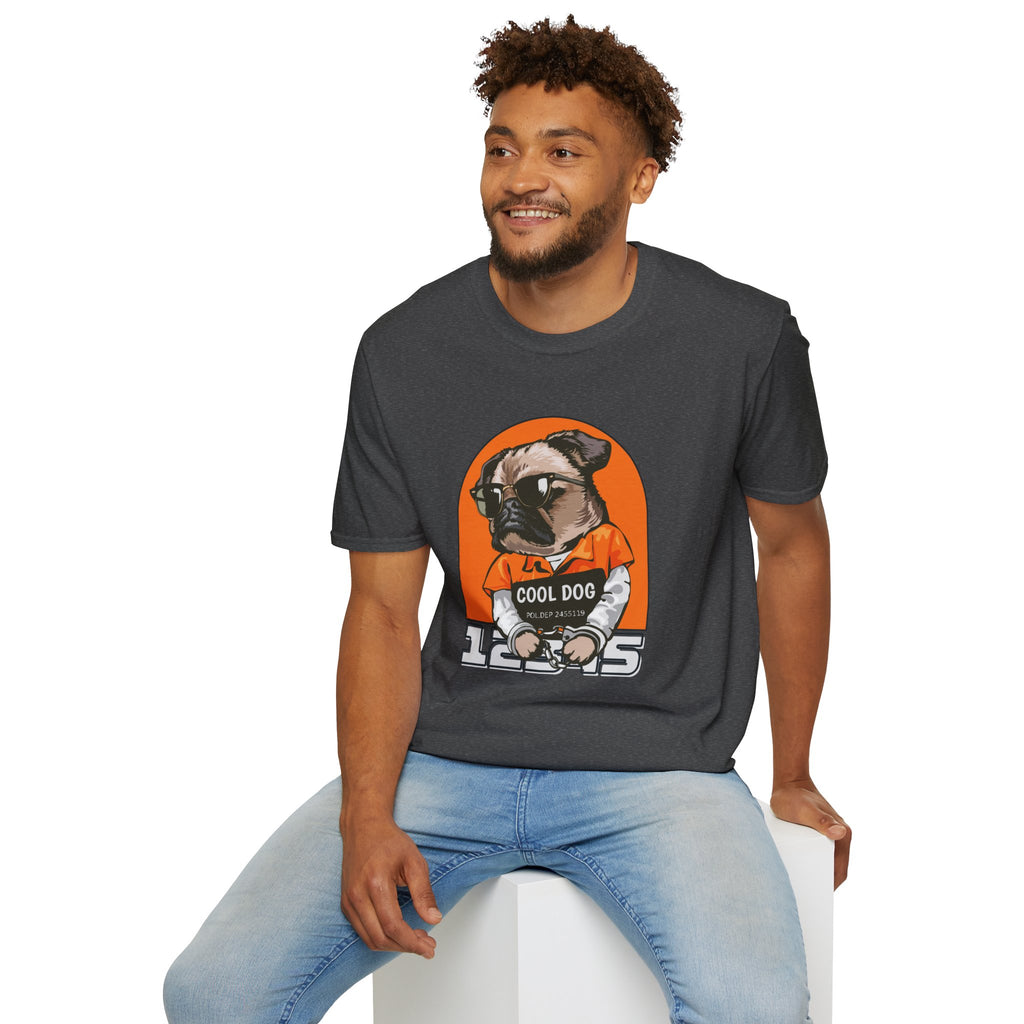 Cool Dog Tee — Retro Pug Graphic T‑Shirt