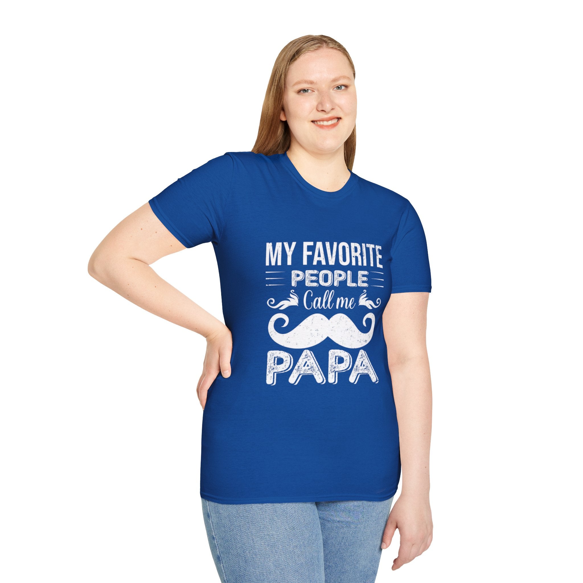 Papa T-Shirt — “My Favorite People Call Me Papa” Vintage Family Gift