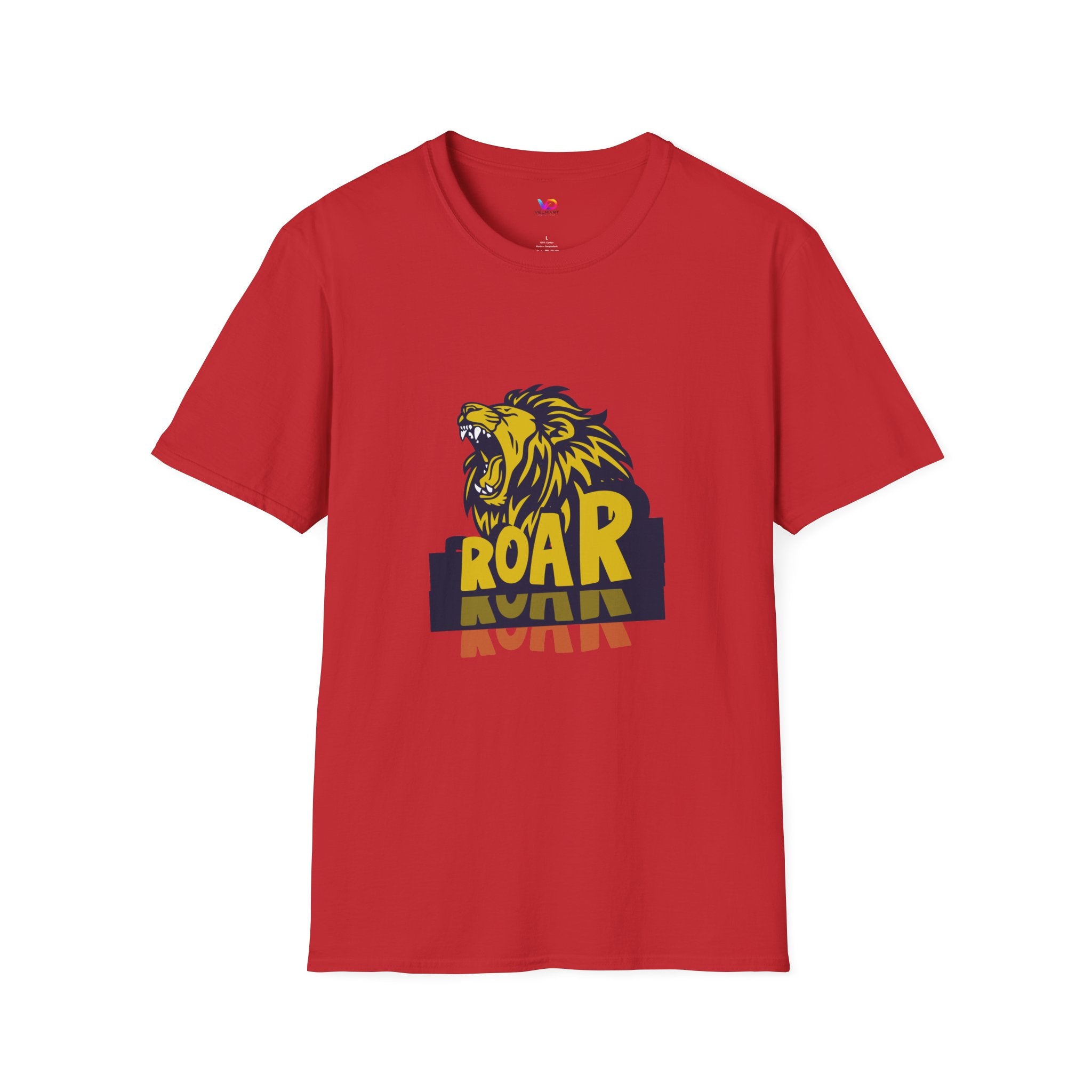 Roaring Lion T-Shirt — Bold Yellow & Navy Graphic Tee