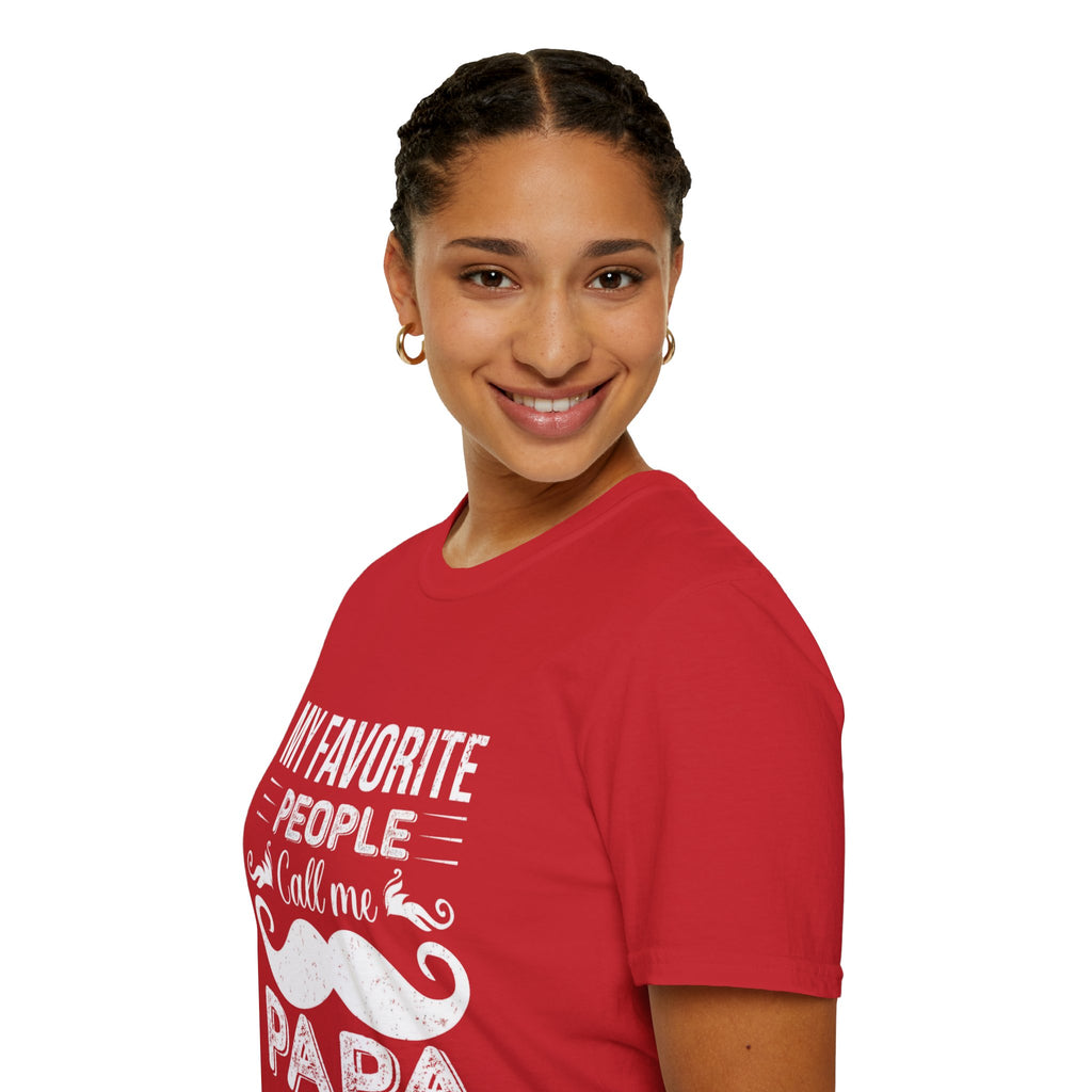 Papa T-Shirt — “My Favorite People Call Me Papa” Vintage Family Gift