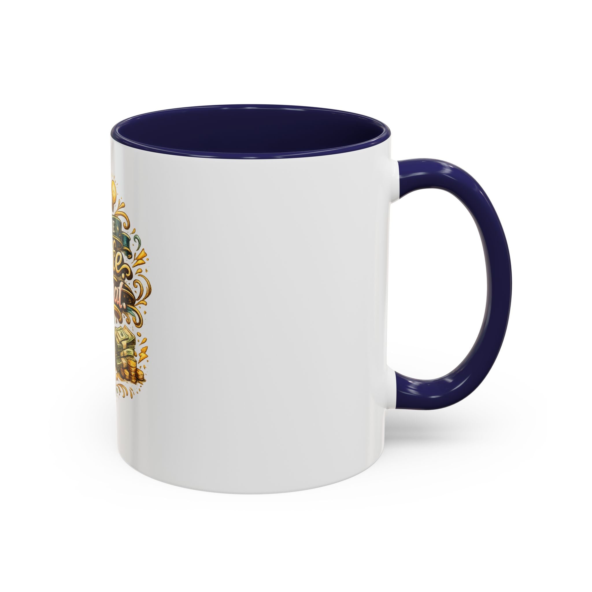 Mind Is Where Hustle, Repeat Accent Coffee Mug — Motivational 11/15oz Ceramic Mug