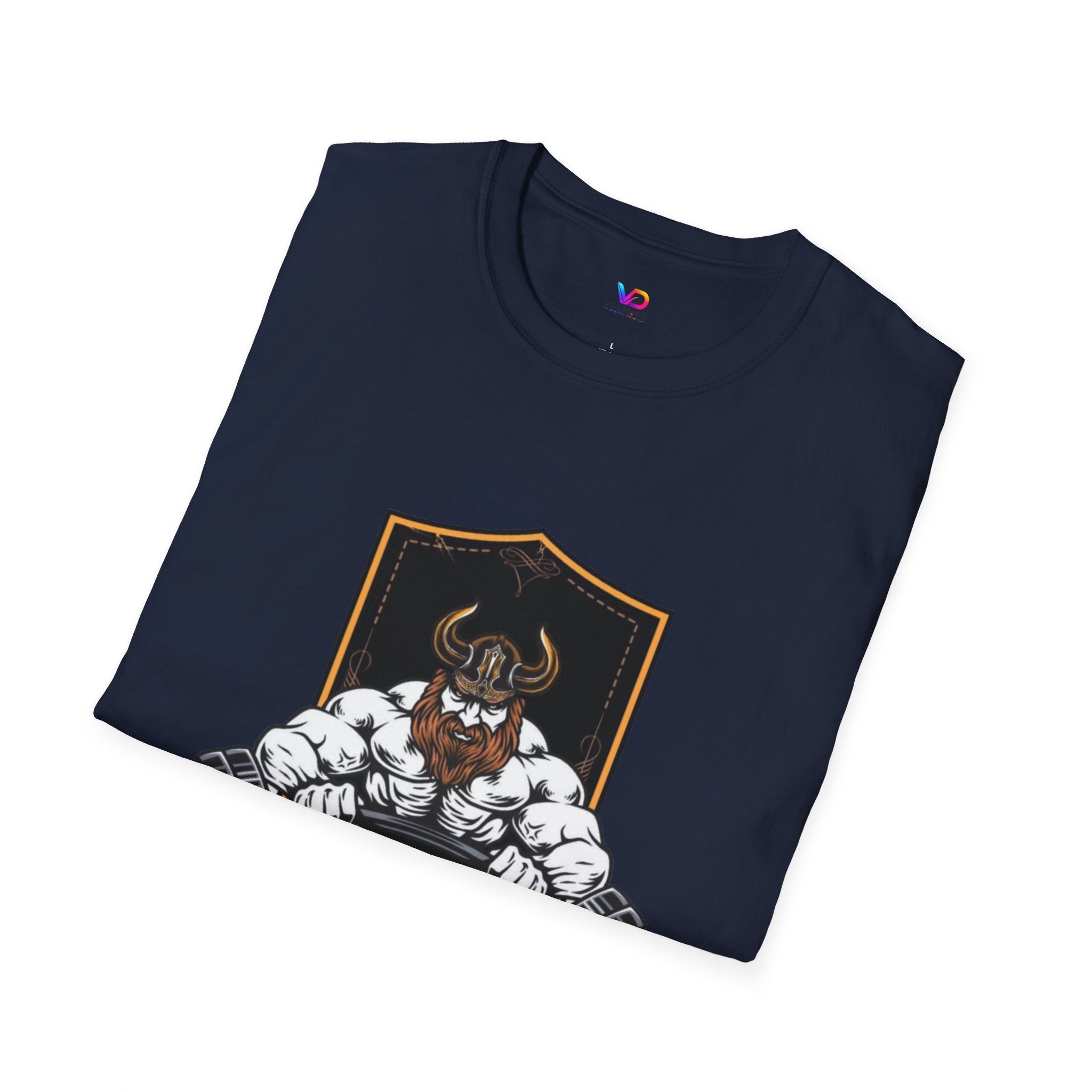 Viking Barbell T-Shirt — Norse Strength Gym Tee