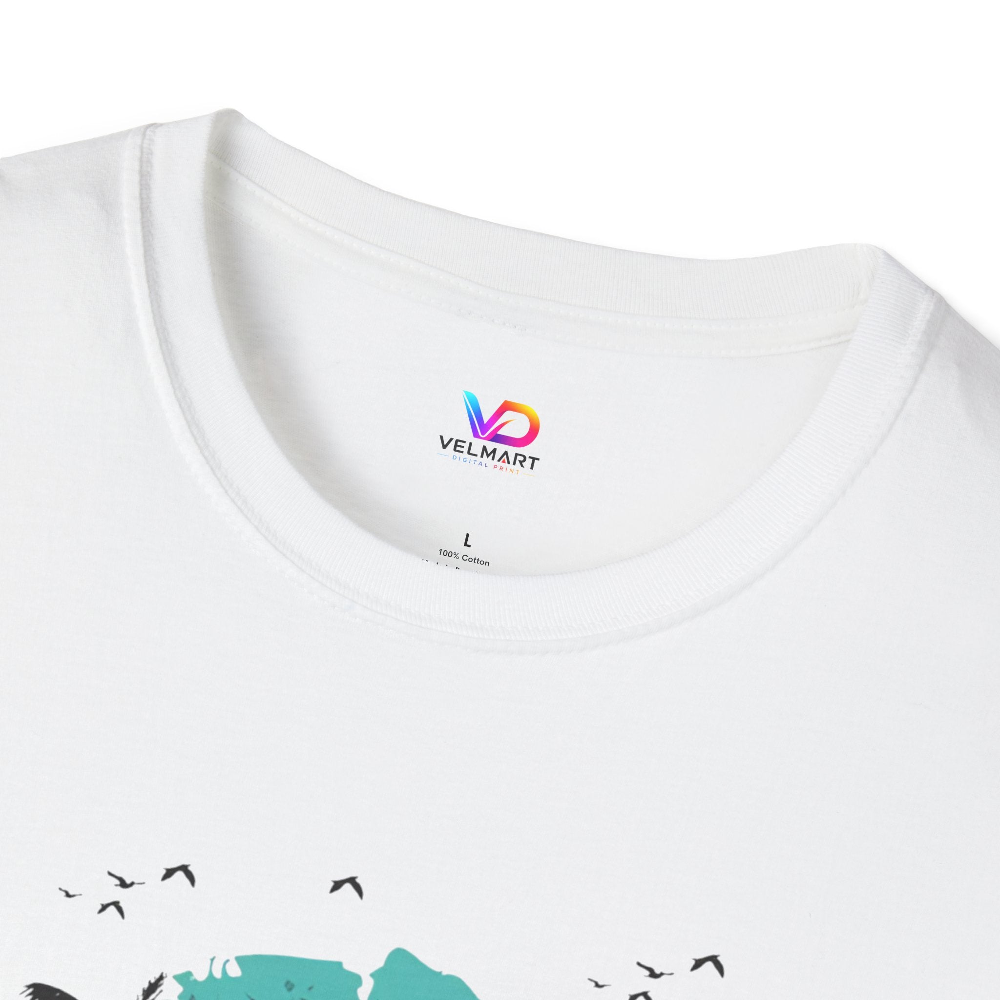 Summer Vibes T-Shirt — "Enjoy the Summer" Tropical Palm Sunset Tee