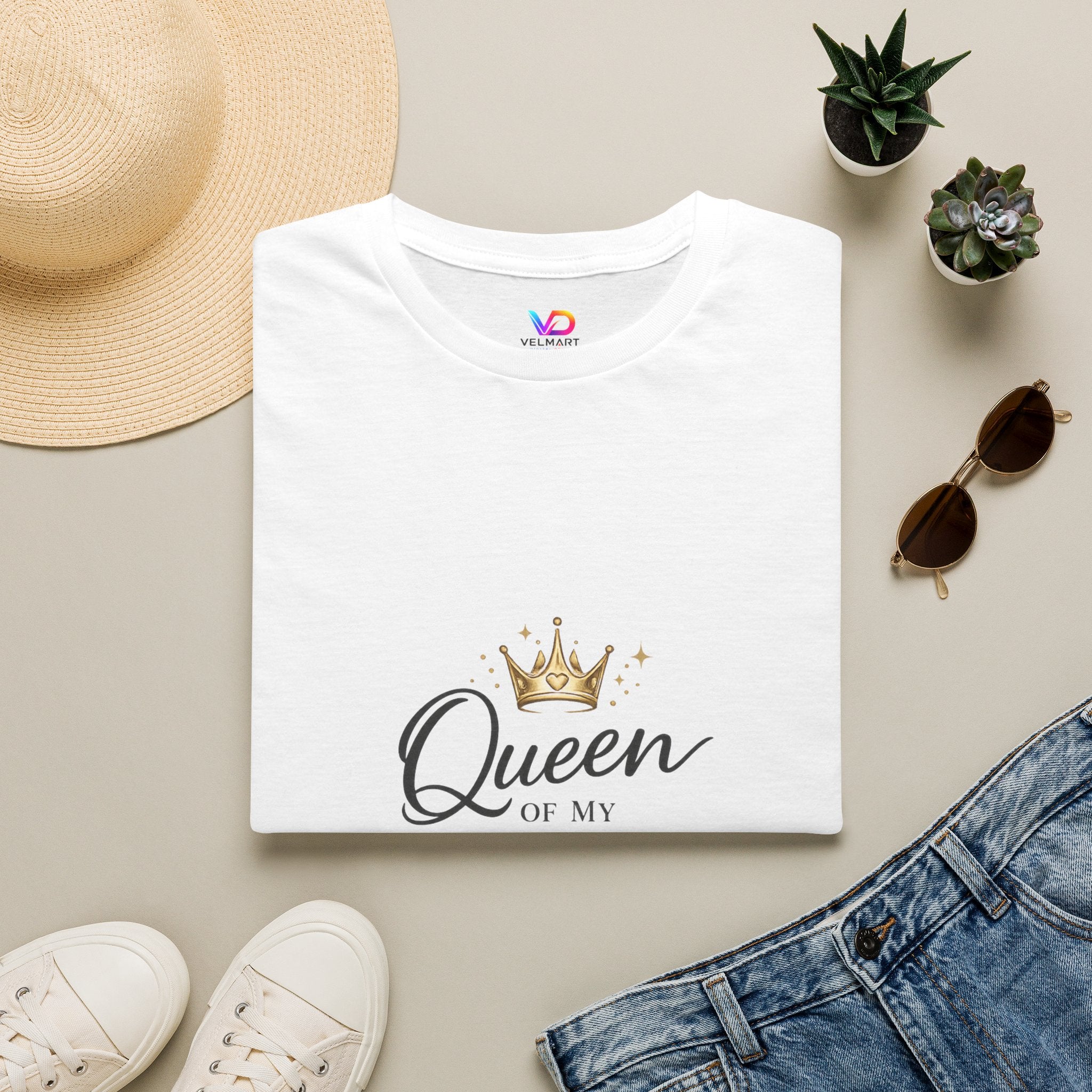 Queen of My Own Life T-Shirt — Empowerment Crown Graphic Tee