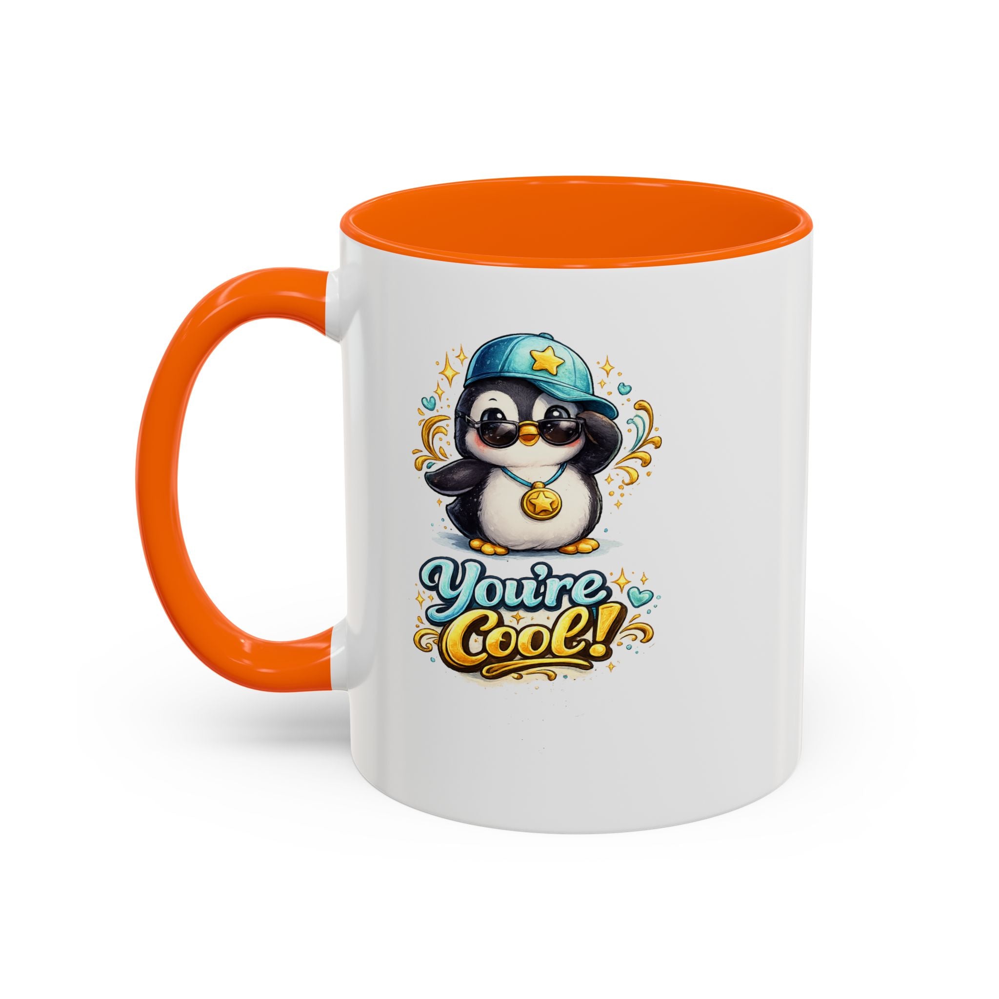 Be Kind Be Happy Keep Smiling Dolphin Accent Coffee Mug