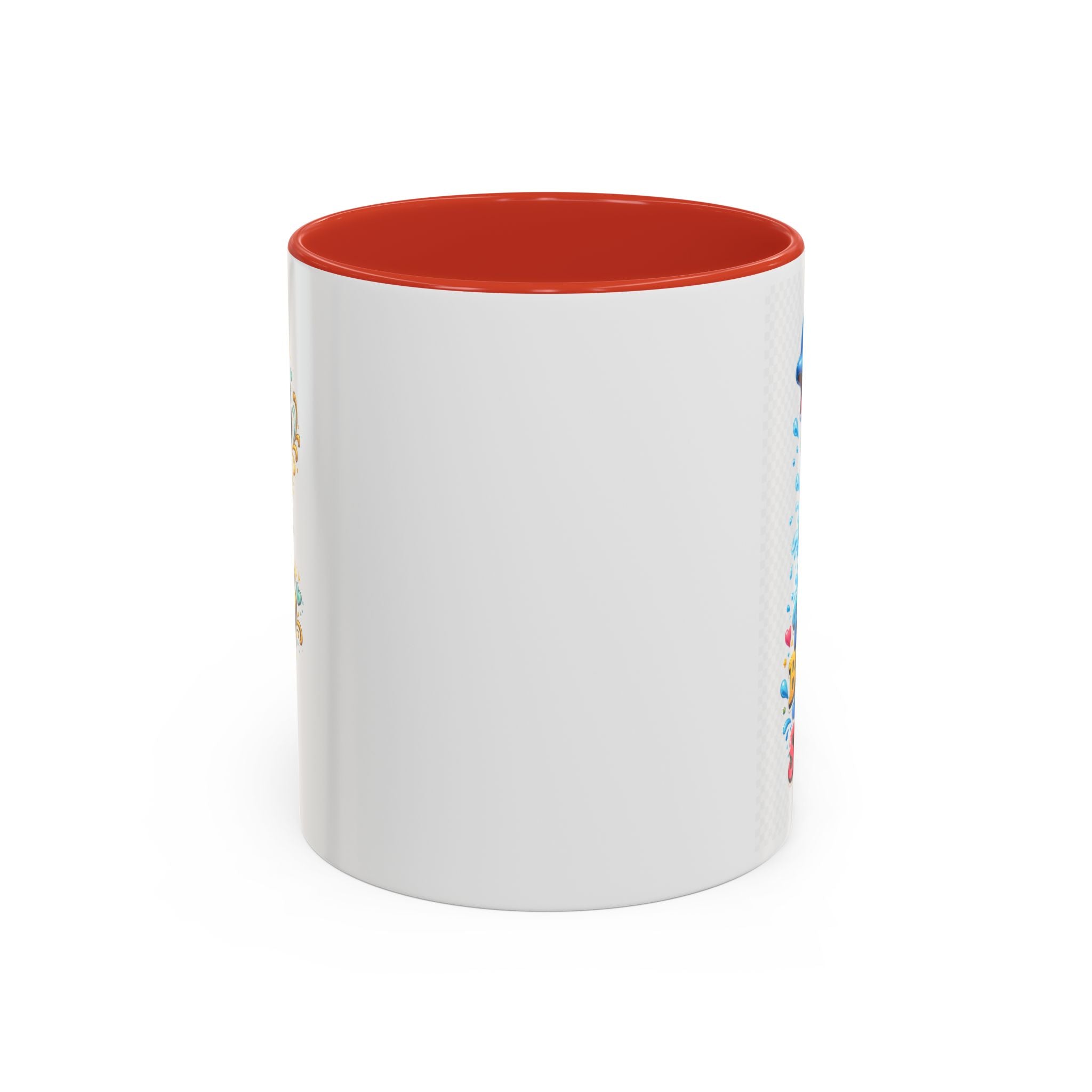 Be Kind Be Happy Keep Smiling Dolphin Accent Coffee Mug