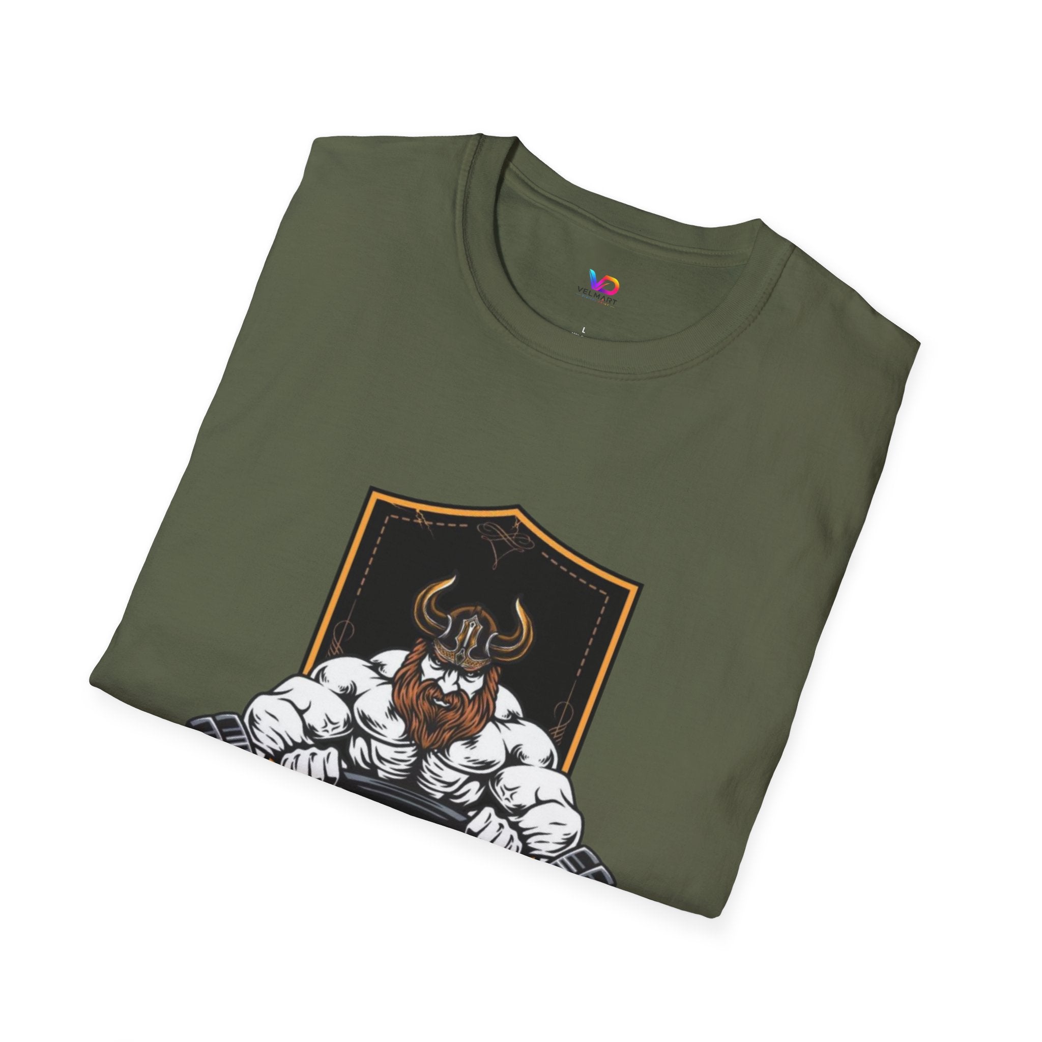 Viking Barbell T-Shirt — Norse Strength Gym Tee