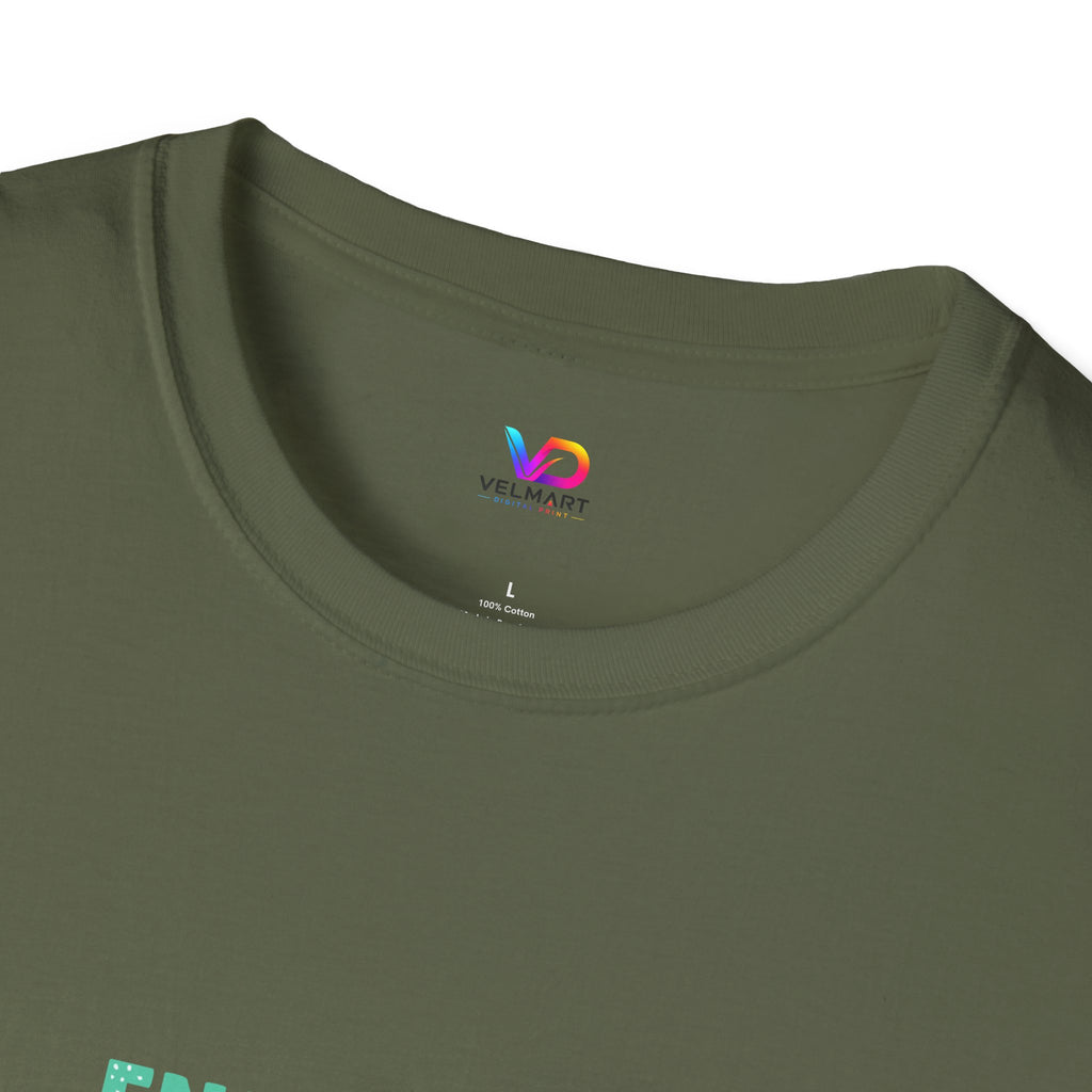 Summer Beach T-Shirt — "Enjoy The Summer" Palm Tree Surf Graphic