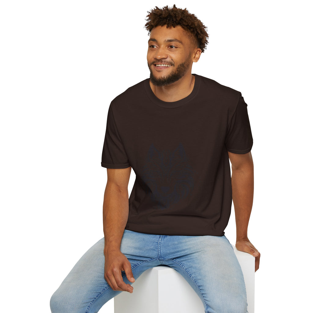 Wolf Mandala T-Shirt — Tribal Geometric Wolf Art Tee