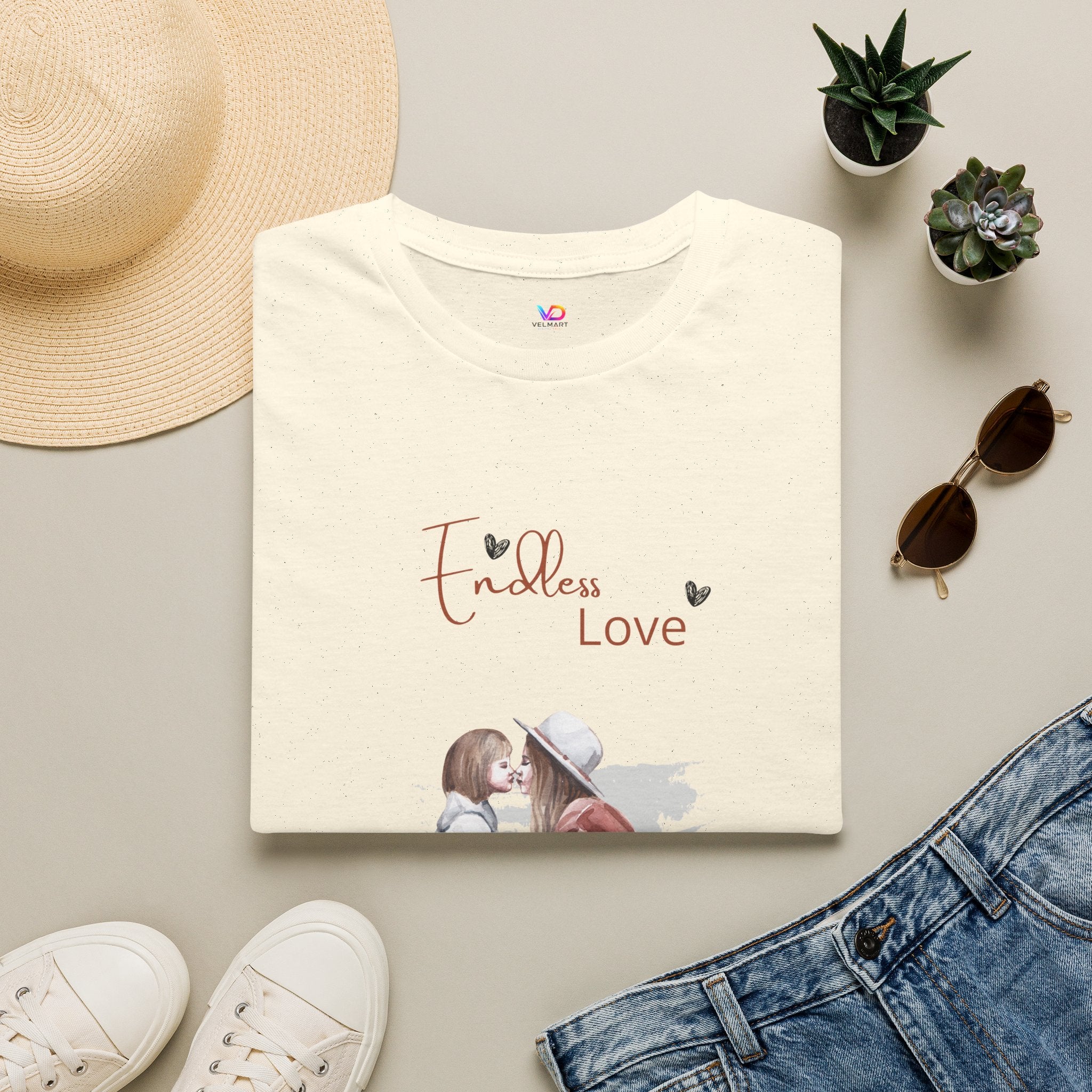 T-Shirt — 'Endless Love' Mother & Daughter Graphic Tee