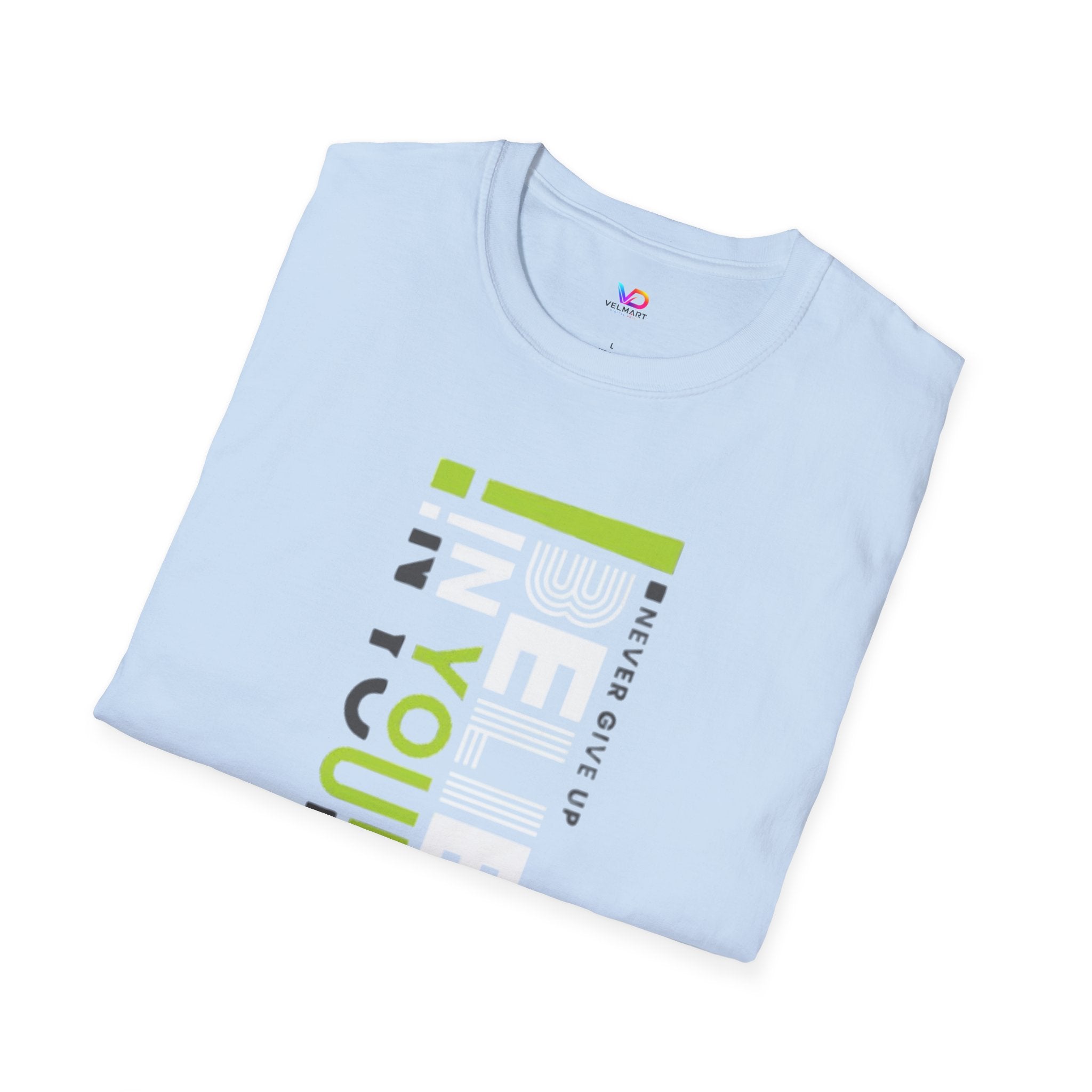 T-Shirt — "Be Yourself" Vertical Motivational Graphic Tee