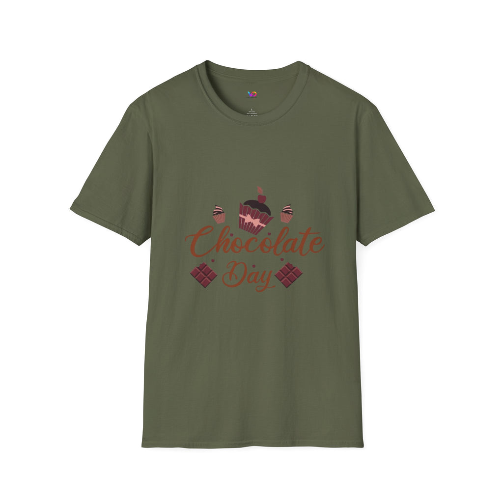 Chocolate Day T‑Shirt — Cupcake & Candy Dessert Lovers Tee