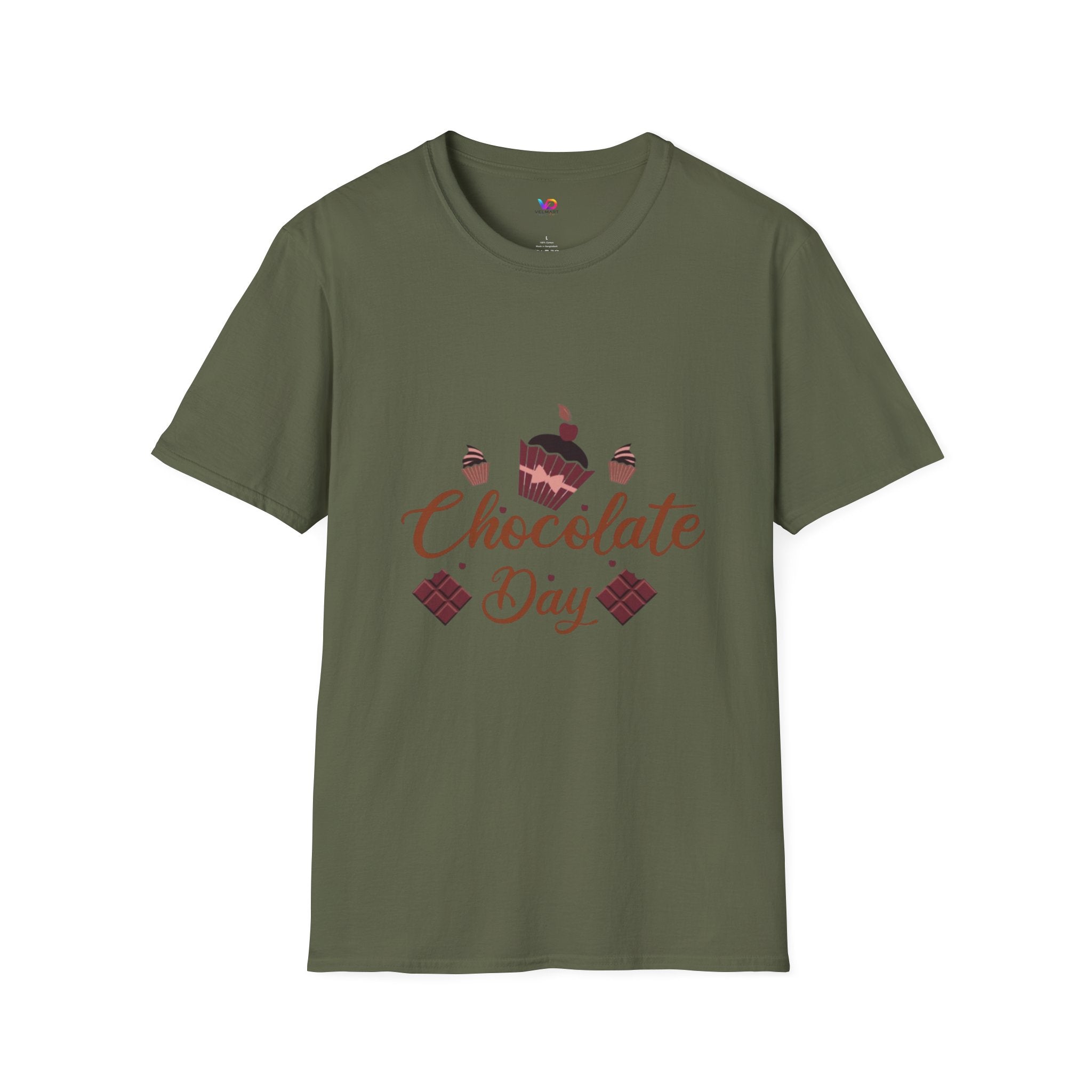 Chocolate Day T‑Shirt — Cupcake & Candy Dessert Lovers Tee