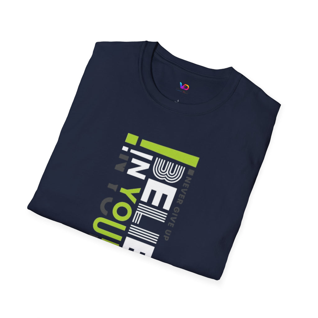 T-Shirt — "Be Yourself" Vertical Motivational Graphic Tee