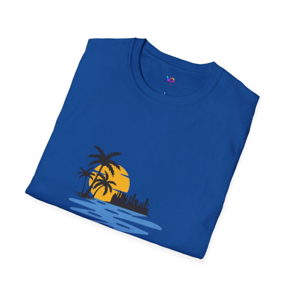 Sunset Beach T-Shirt — "Life Is Better" Palm Tree Graphic