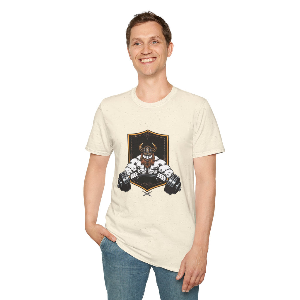 Viking Barbell T-Shirt — Norse Strength Gym Tee