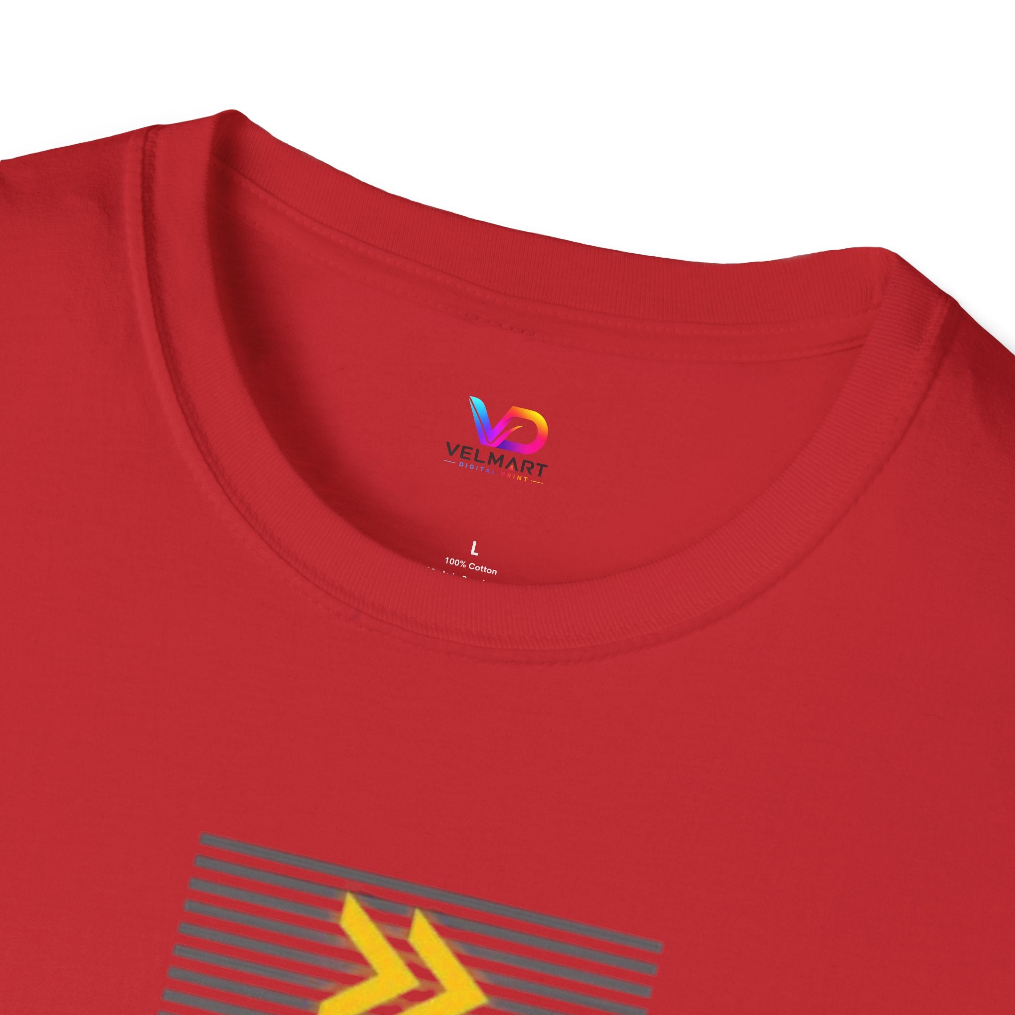 Vertical 'NEXT' Graphic T‑Shirt — Modern Yellow & Gray Streetwear Tee