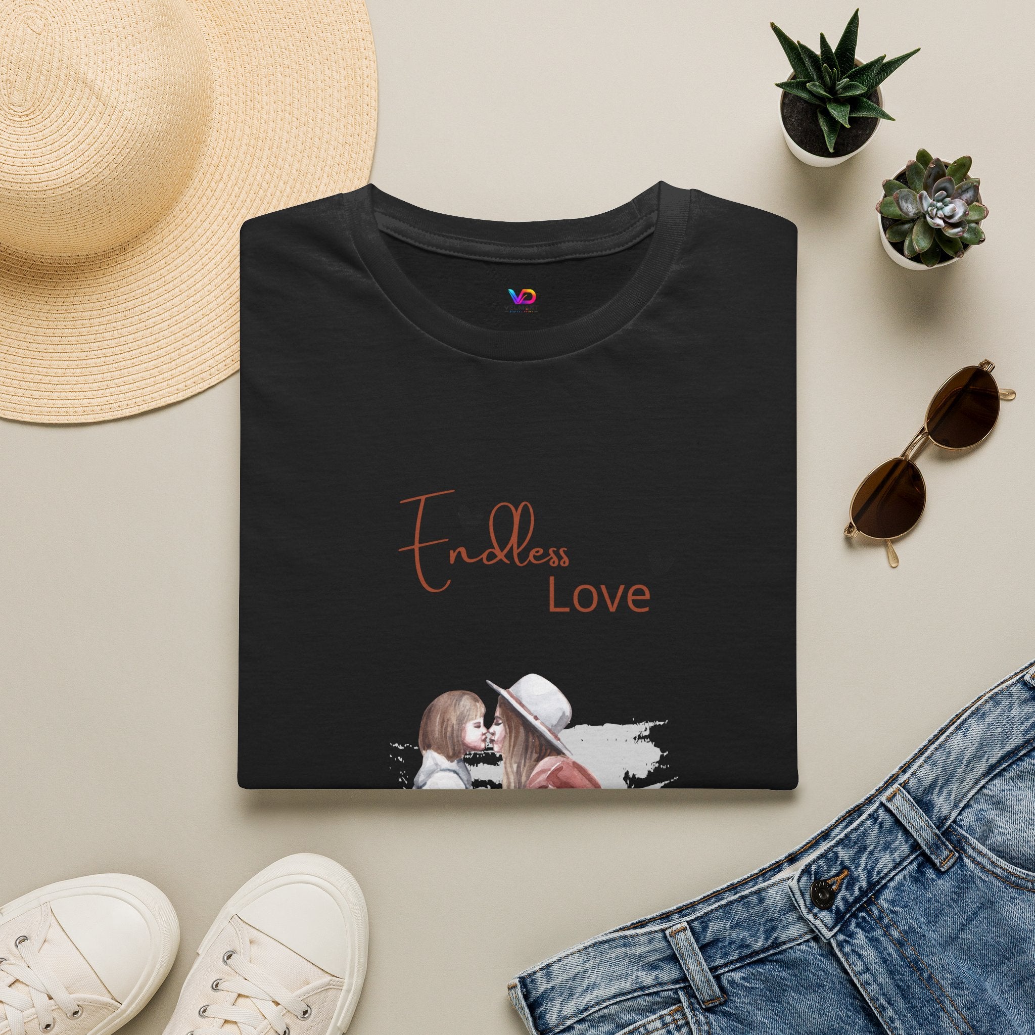 T-Shirt — 'Endless Love' Mother & Daughter Graphic Tee