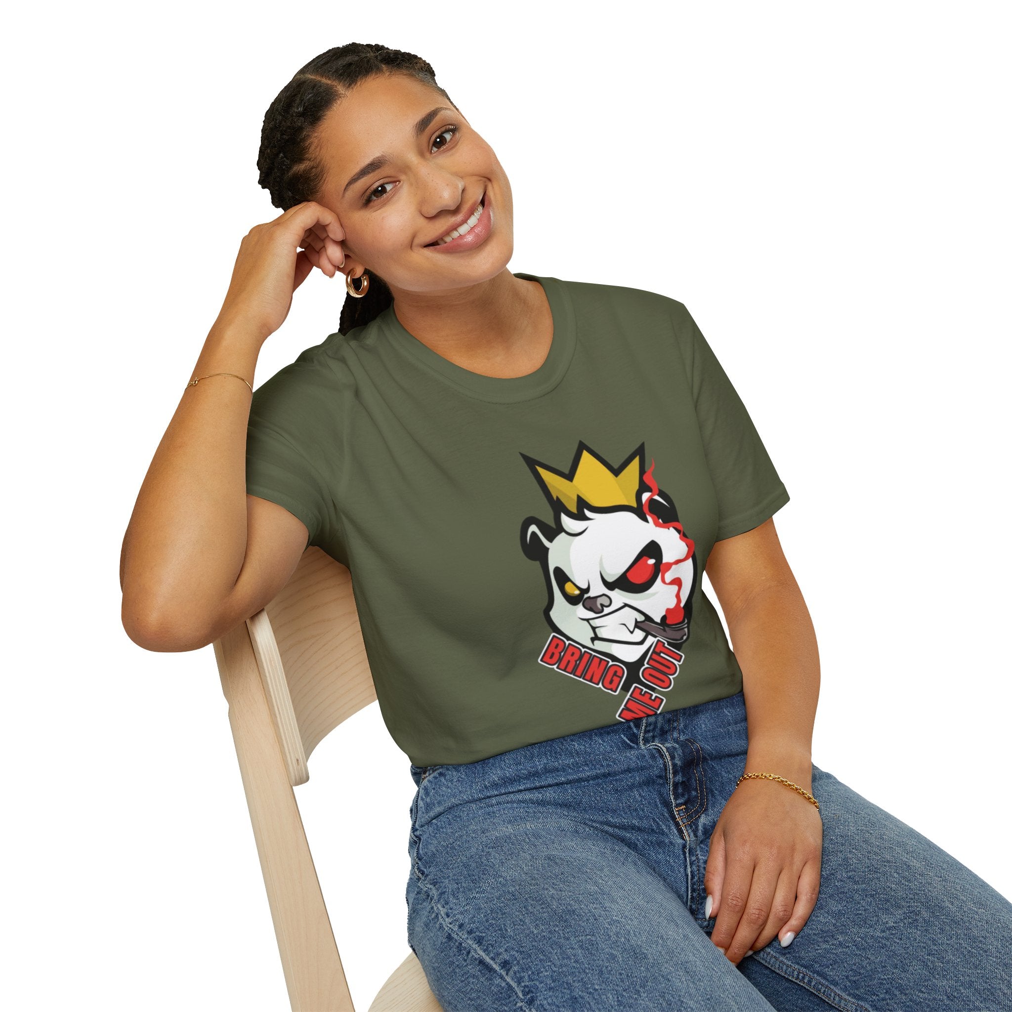 Panda King Graphic Tee — 'Bring Me One' Streetwear T-Shirt