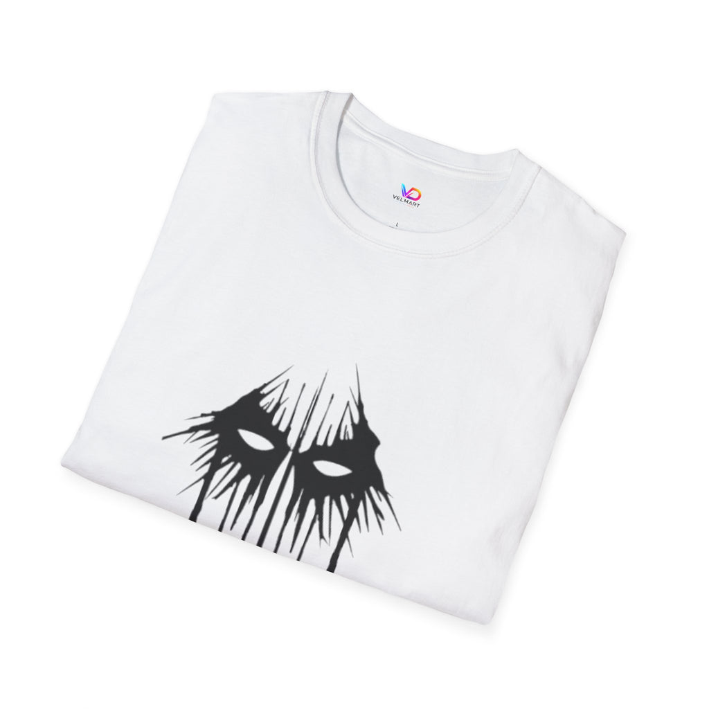 Horror Mask T-Shirt — Dripping Eyes Graphic Tee