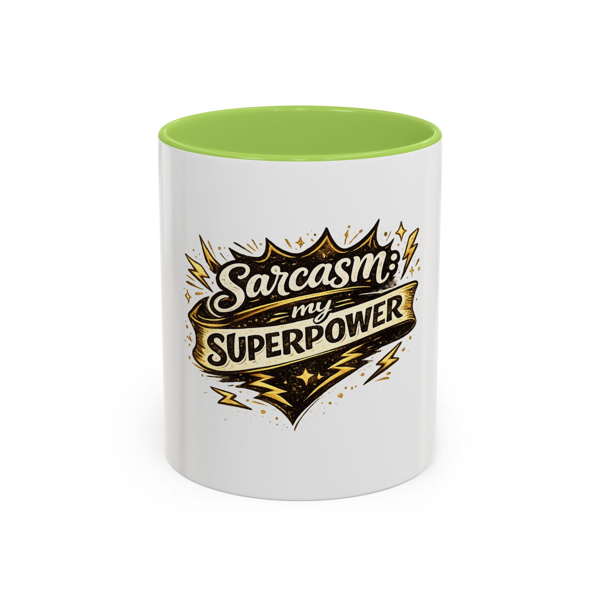 Sarcasm My Superpower Accent Coffee Mug — Funny Novelty 11/15oz