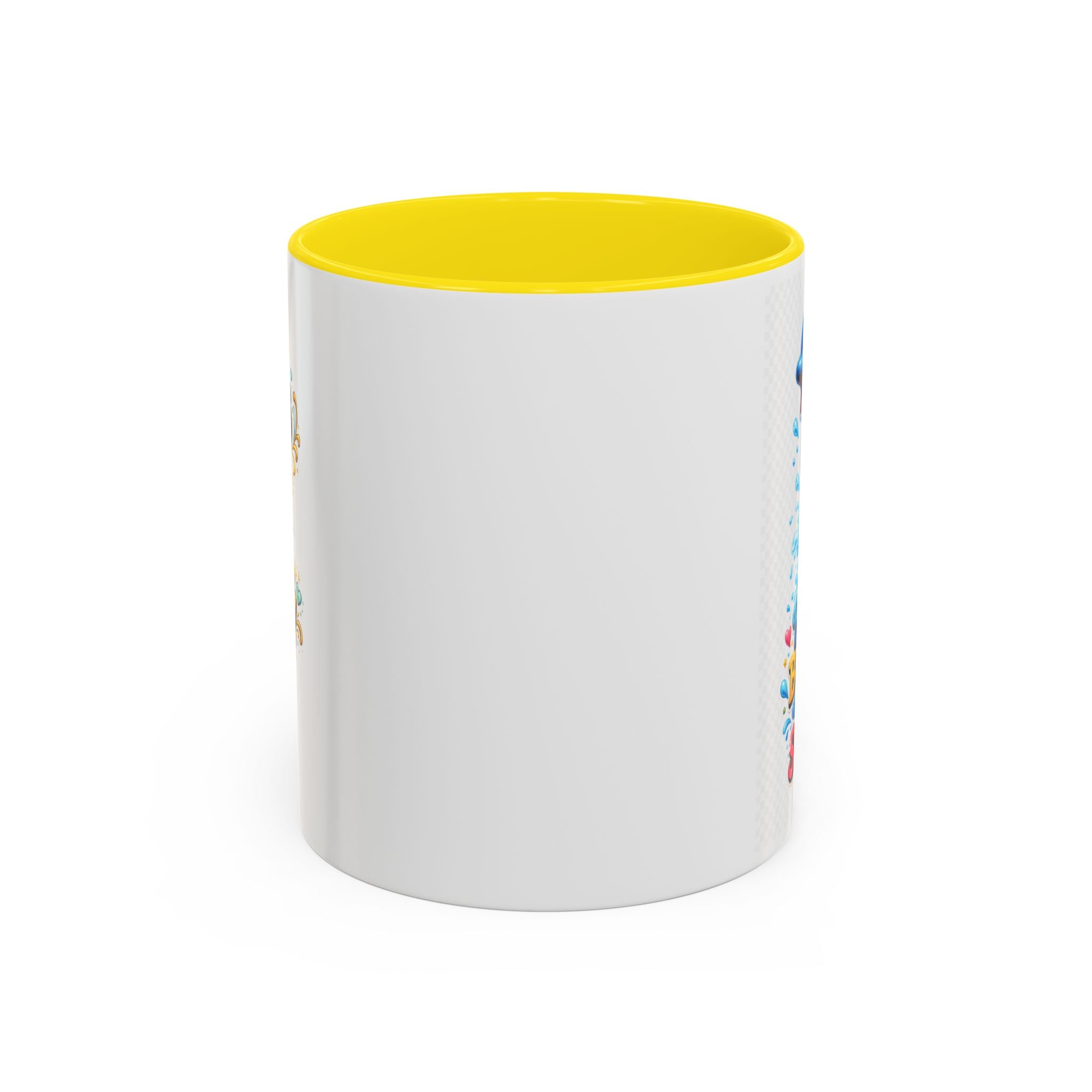 Be Kind Be Happy Keep Smiling Dolphin Accent Coffee Mug