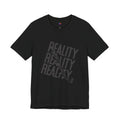 Reality Repeat Tee — Graphic Typography T-Shirt