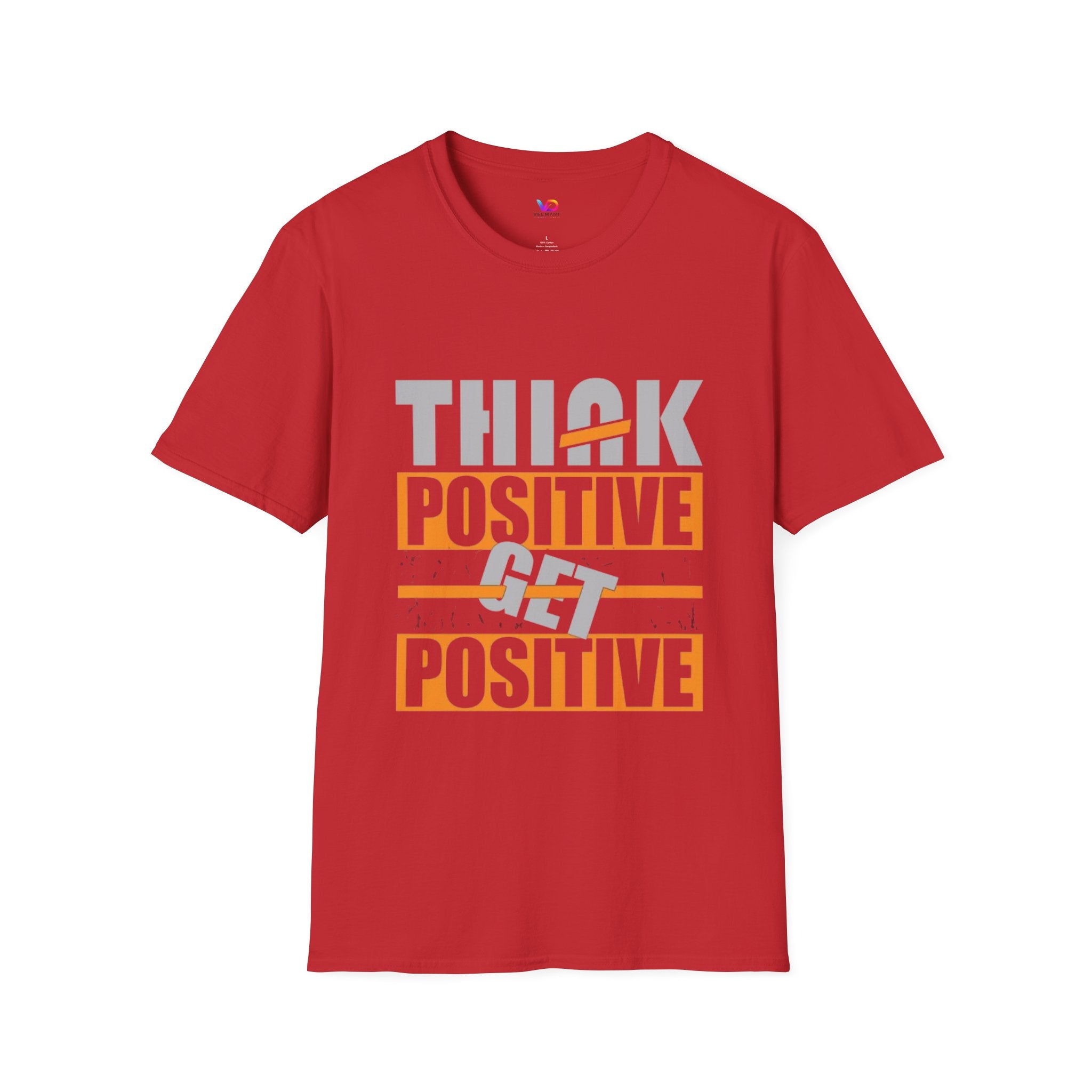 Think Positive T-Shirt — Motivational Graphic Tee