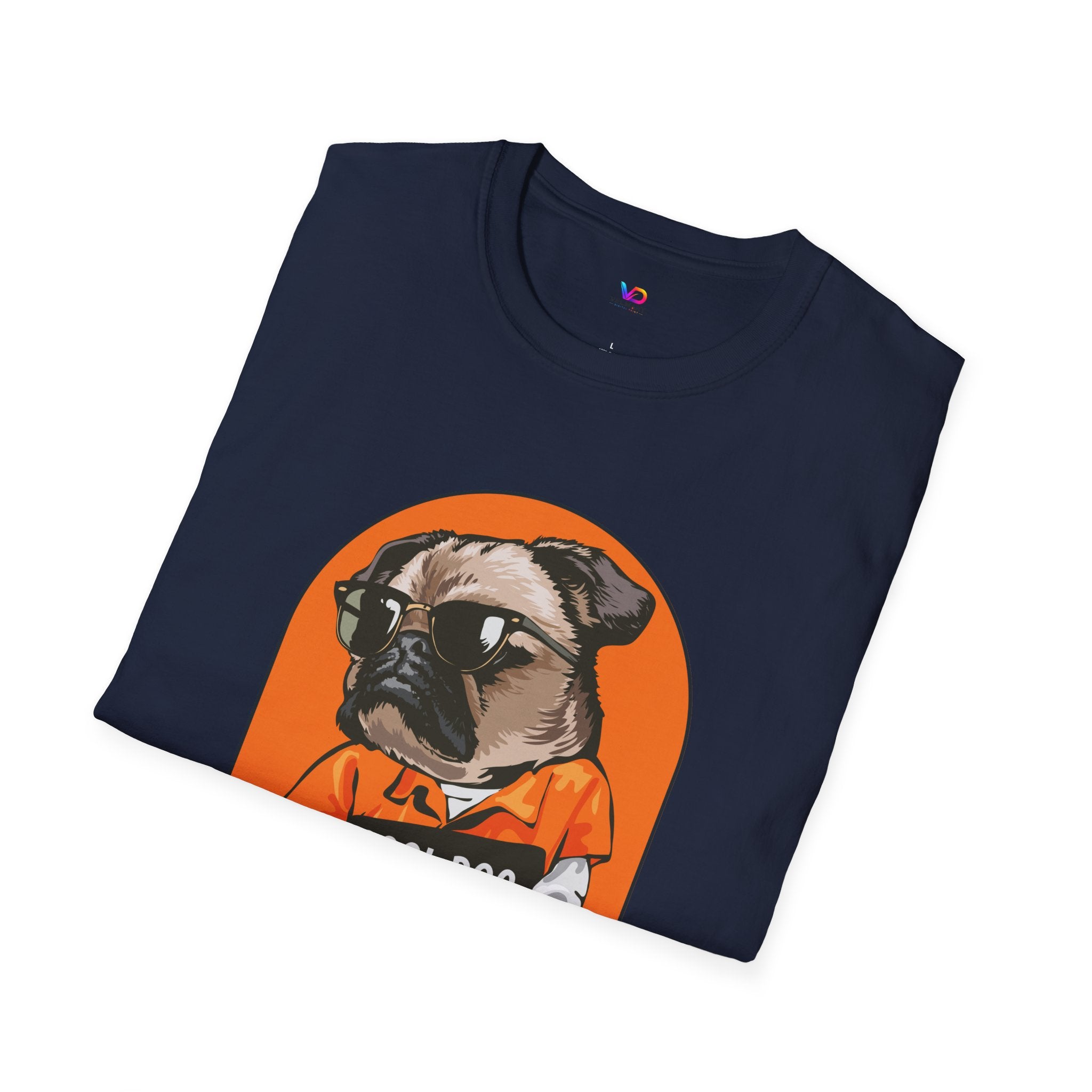 Cool Dog Tee — Retro Pug Graphic T‑Shirt