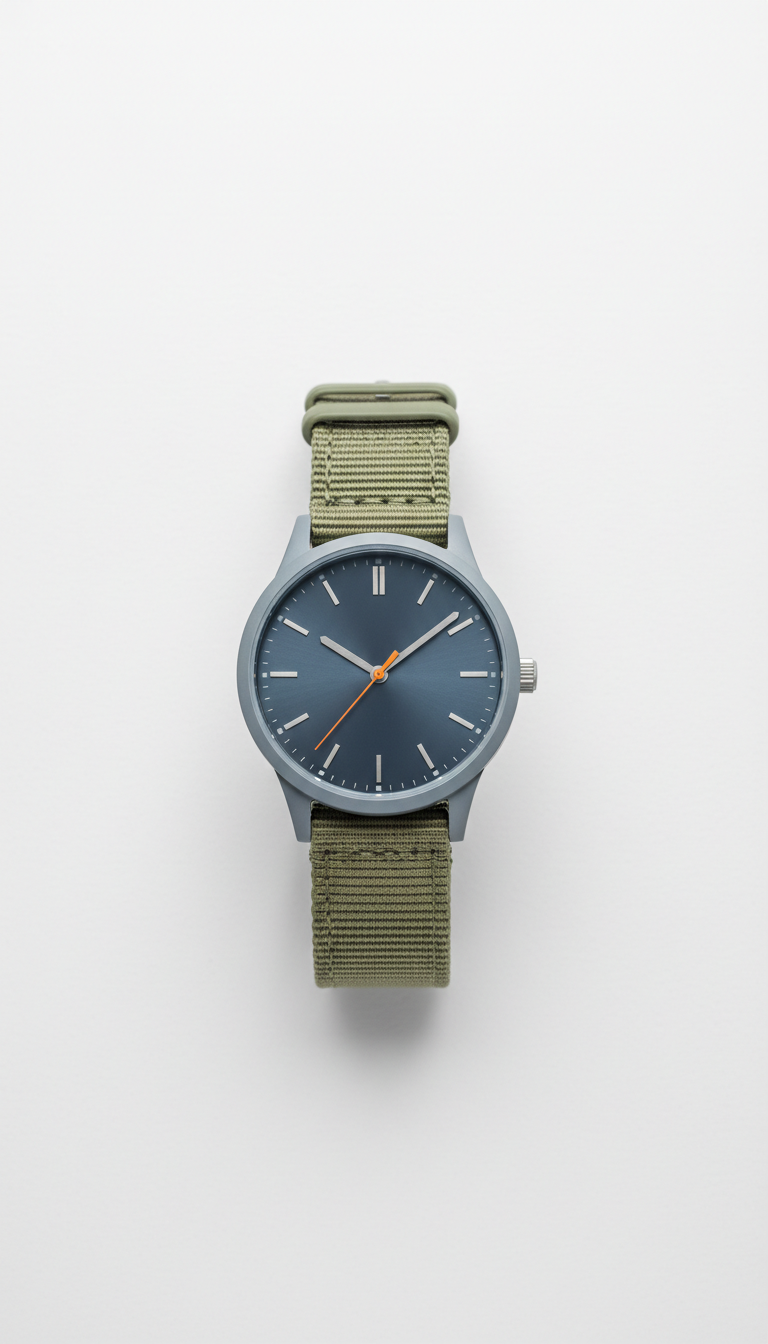 Minimalist Stainless Steel Wristwatch