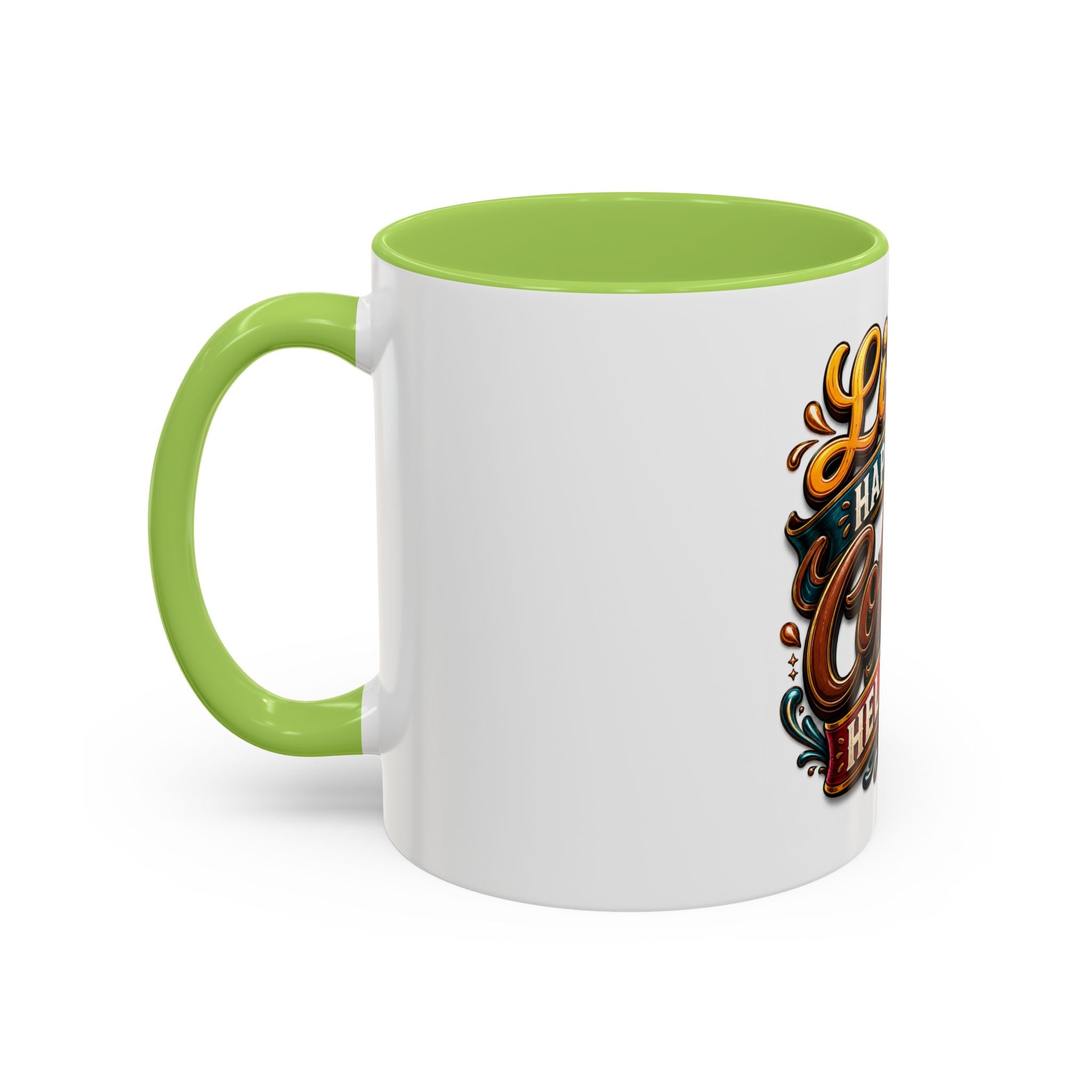 Life Happens Coffee Helps Accent Mug — 11/15oz Ceramic Coffee Cup