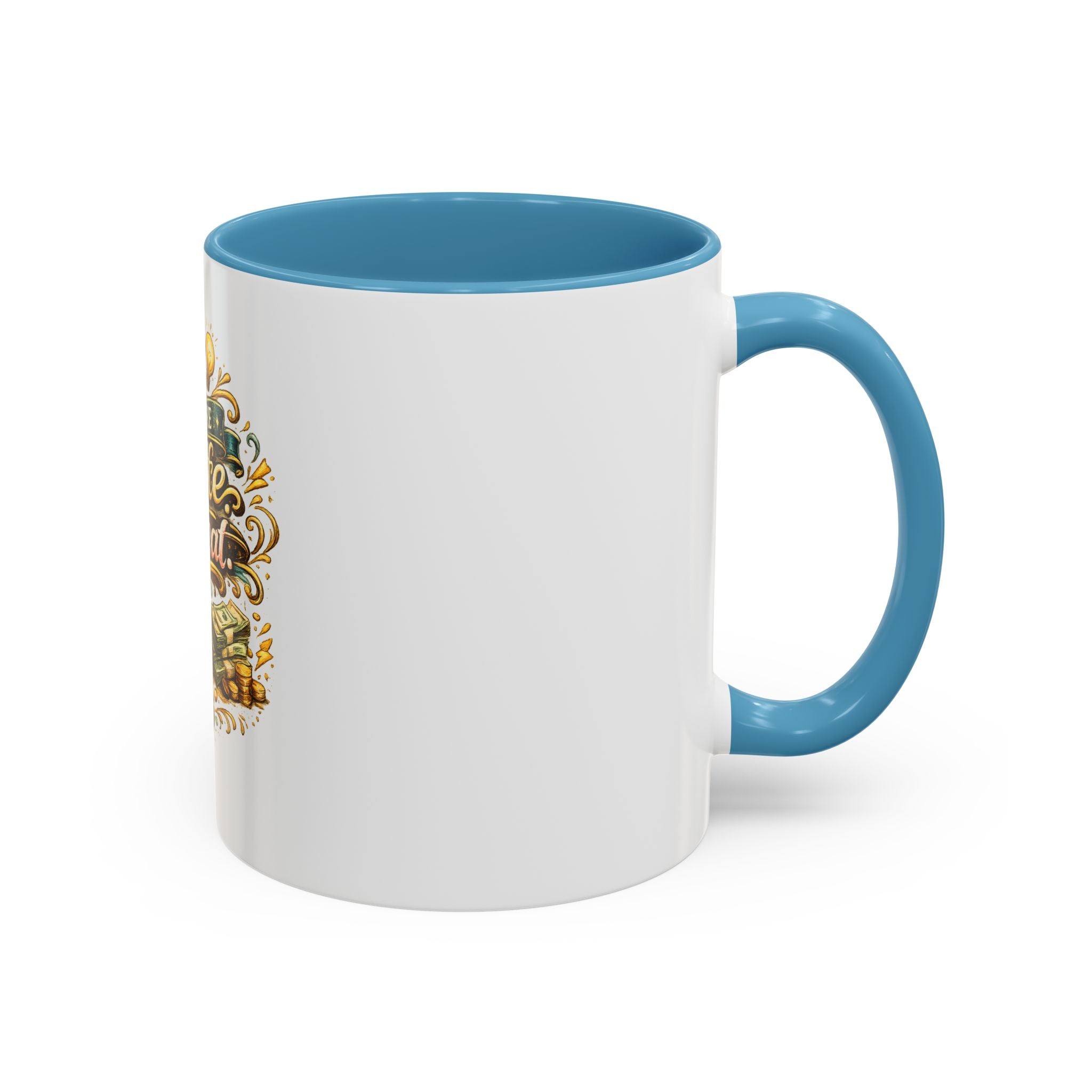 Mind Is Where Hustle, Repeat Accent Coffee Mug — Motivational 11/15oz Ceramic Mug