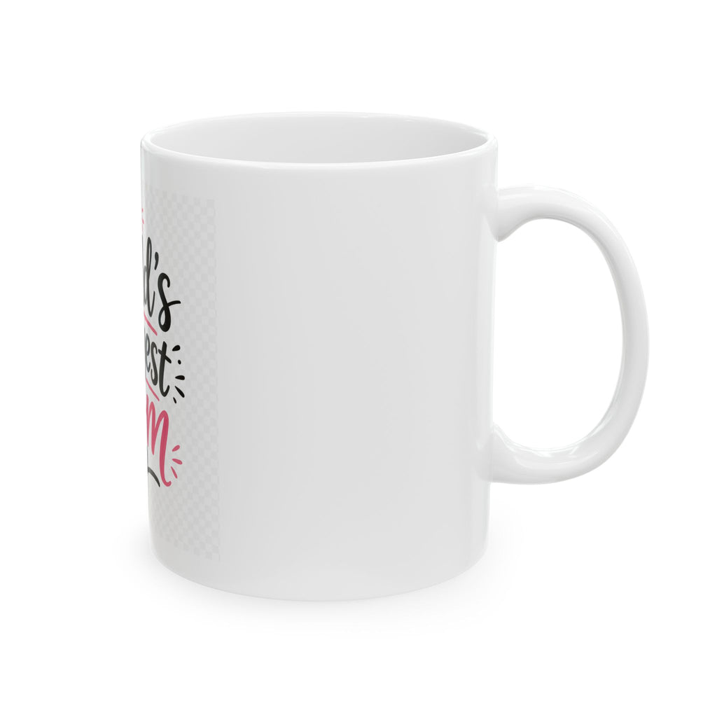 World's Okayest Mom Ceramic Mug — Funny Mother's Day Coffee Cup (11oz & 15oz)