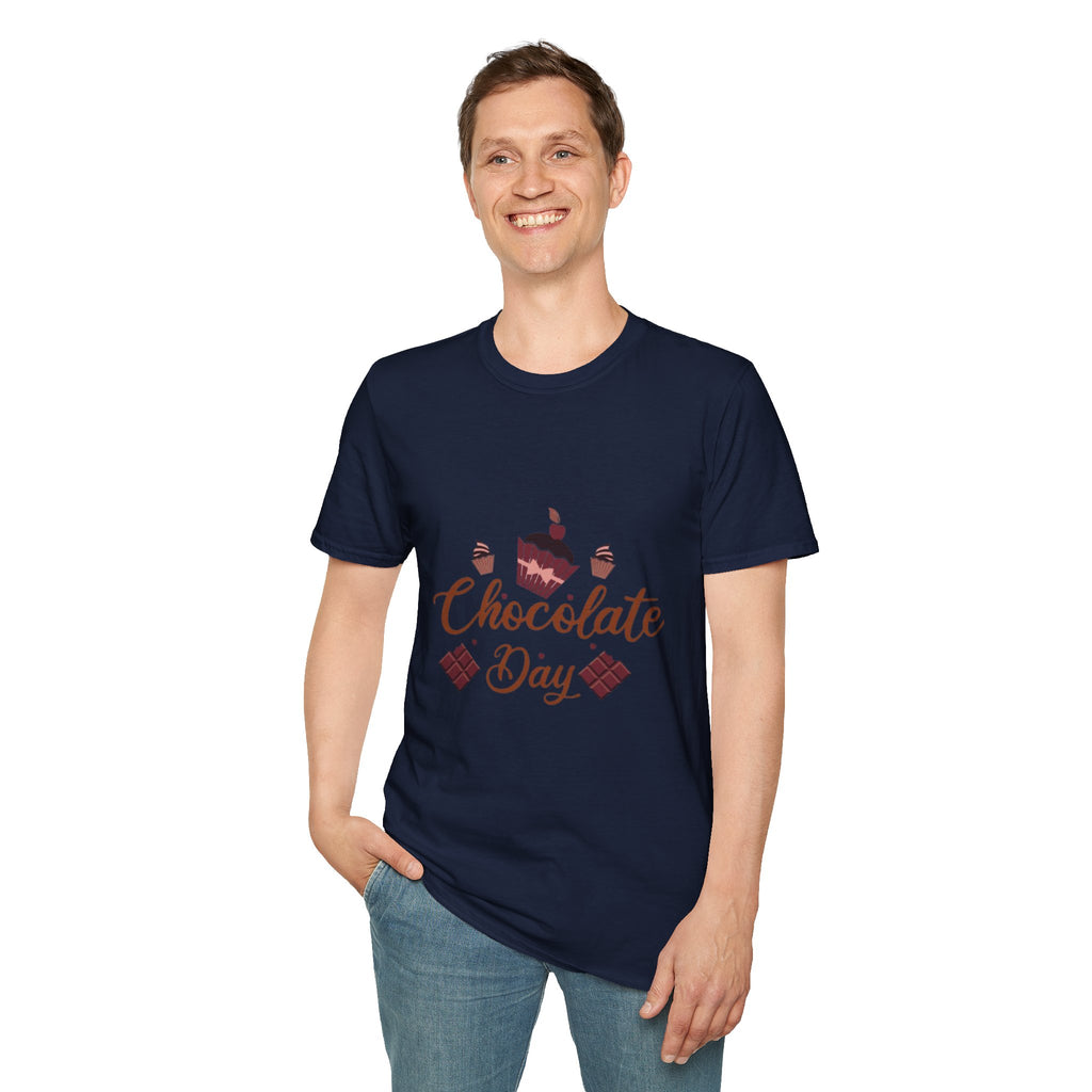 Chocolate Day T‑Shirt — Cupcake & Candy Dessert Lovers Tee
