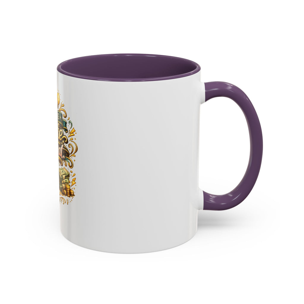 Mind Is Where Hustle, Repeat Accent Coffee Mug — Motivational 11/15oz Ceramic Mug