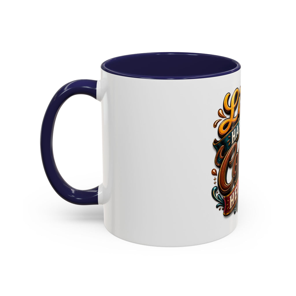Life Happens Coffee Helps Accent Mug — 11/15oz Ceramic Coffee Cup