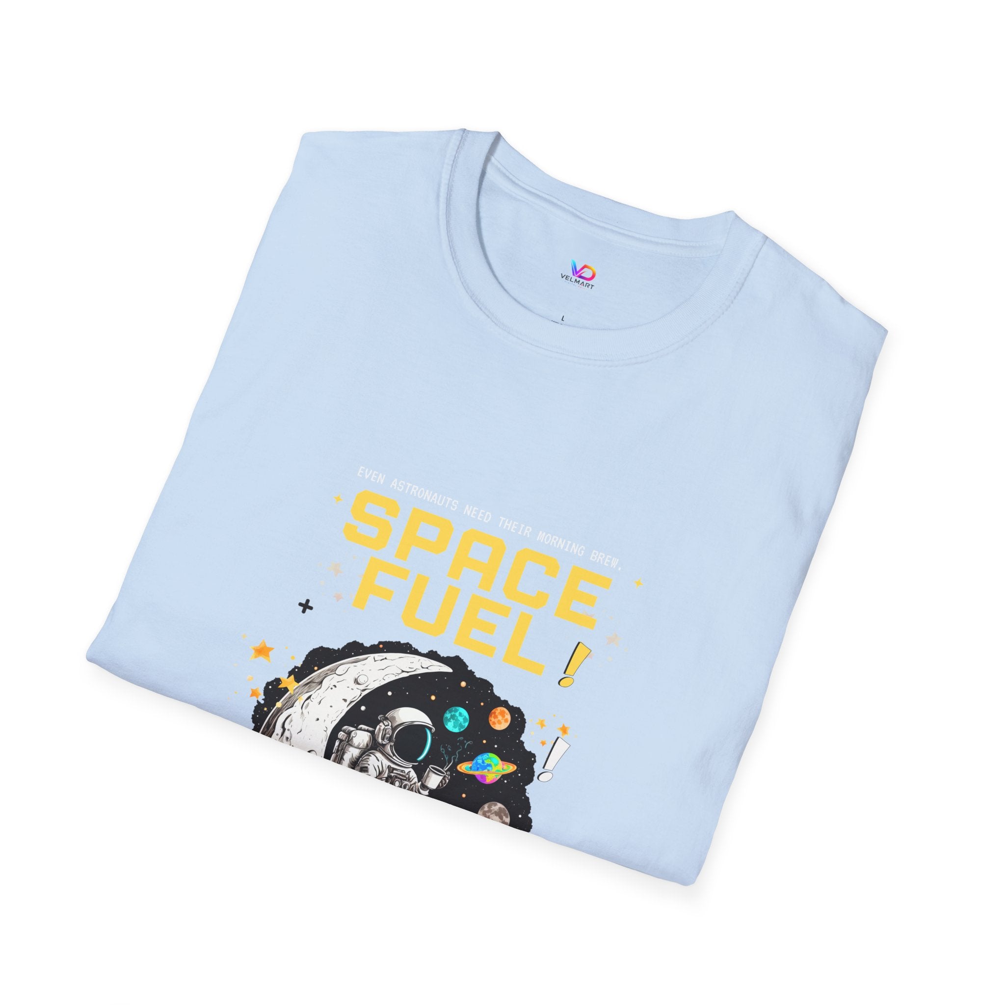 Space Fuel T-Shirt — Retro Planet Donut Graphic Tee