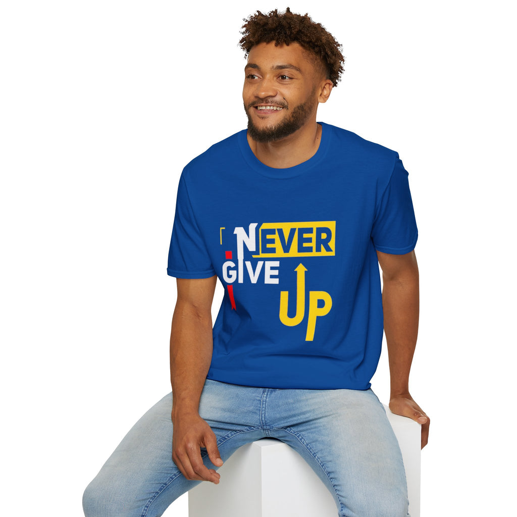 Never Give Up T-Shirt — Motivational Graphic Tee