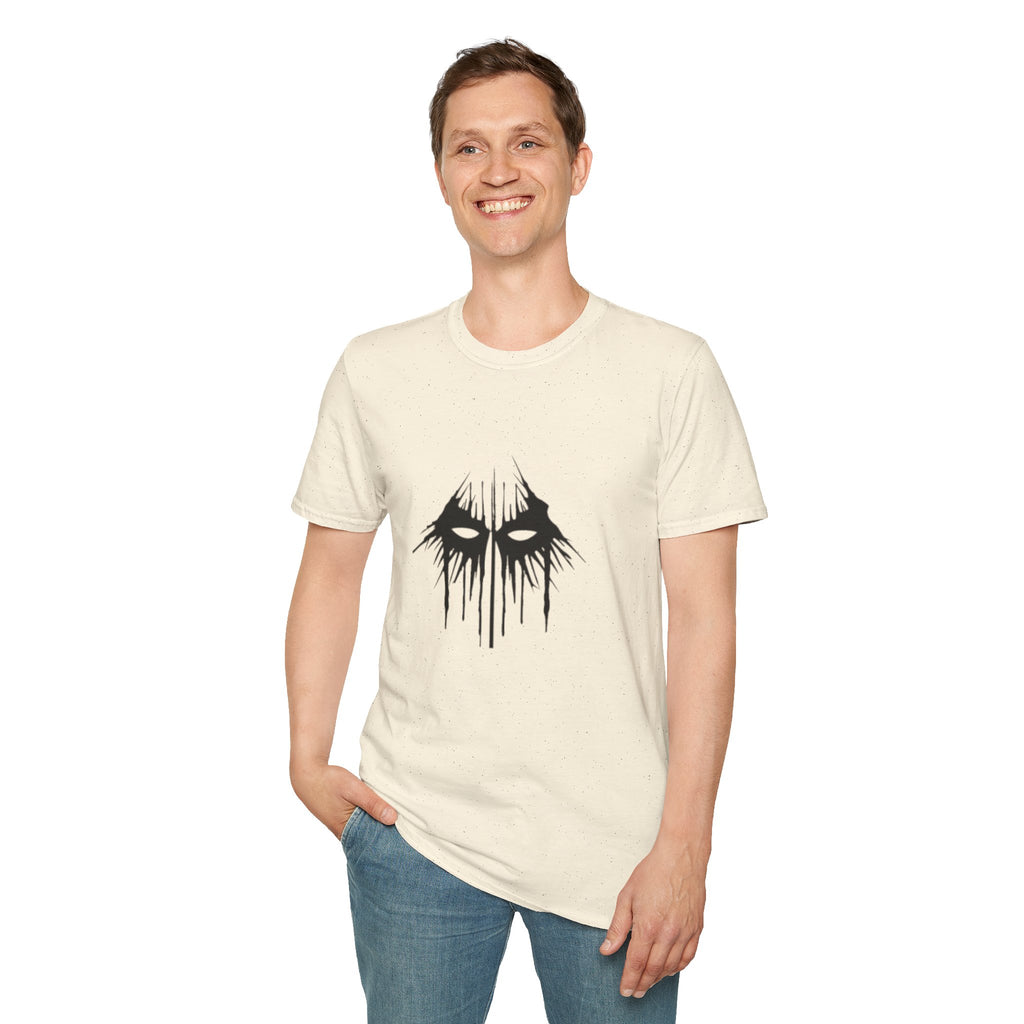 Horror Mask T-Shirt — Dripping Eyes Graphic Tee