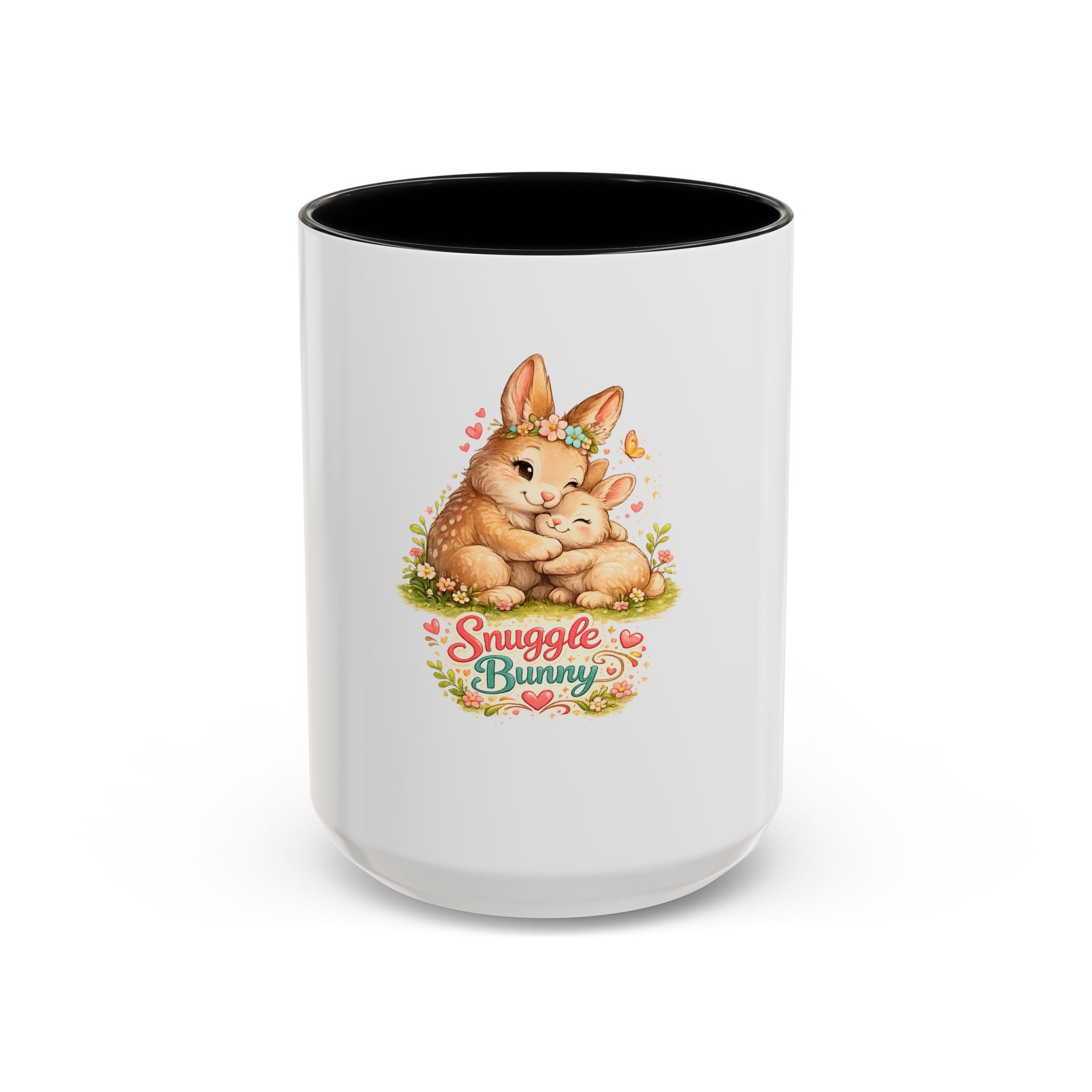 Snuggle Bunny Coffee Mug — Cute Bunny Mug (11/15oz)