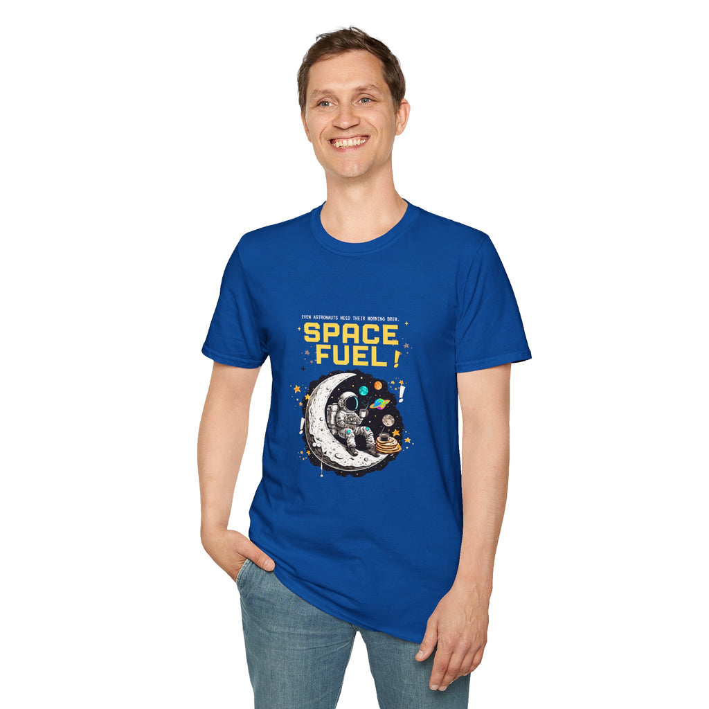 Space Fuel T-Shirt — Retro Planet Donut Graphic Tee