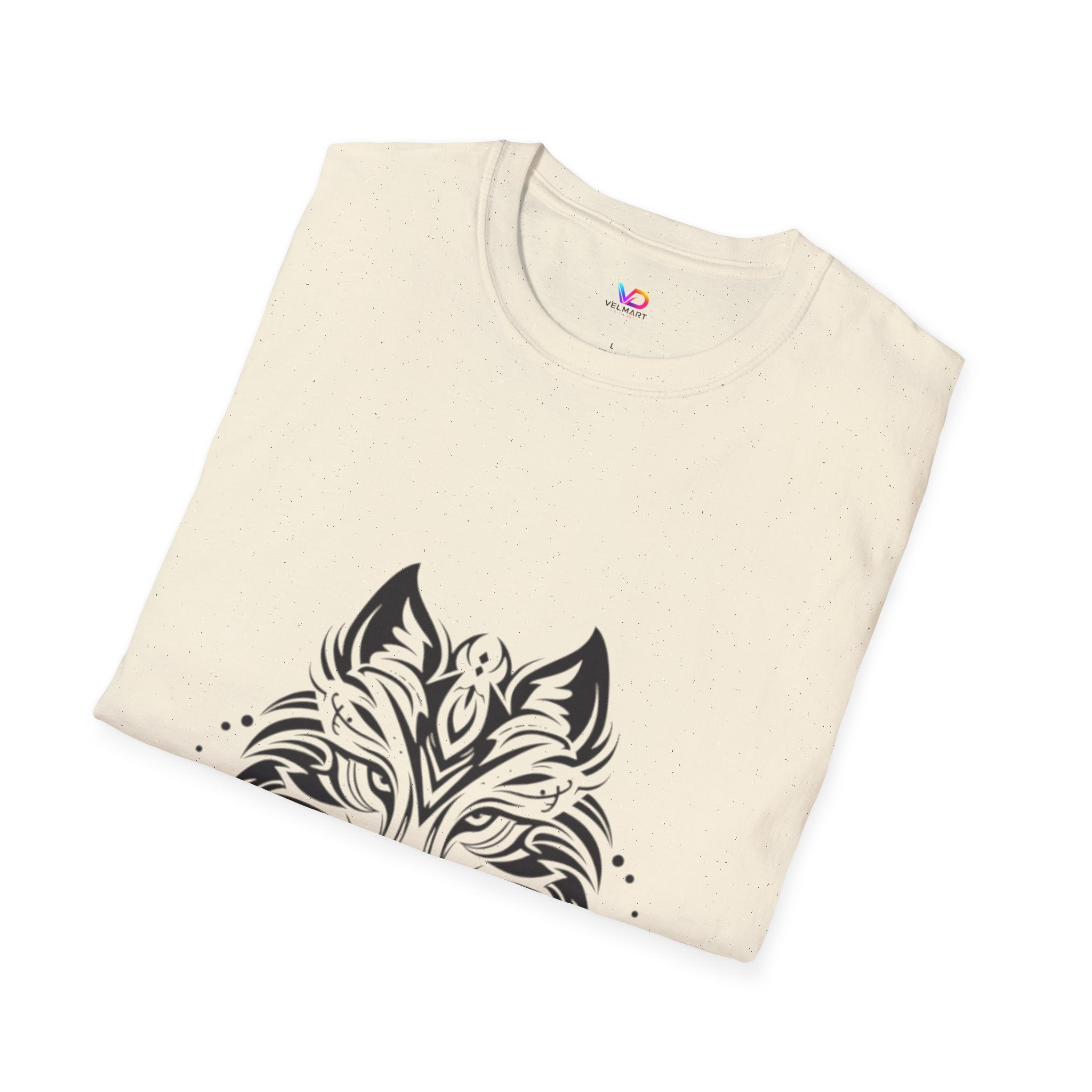 Wolf Mandala T-Shirt — Tribal Geometric Wolf Art Tee