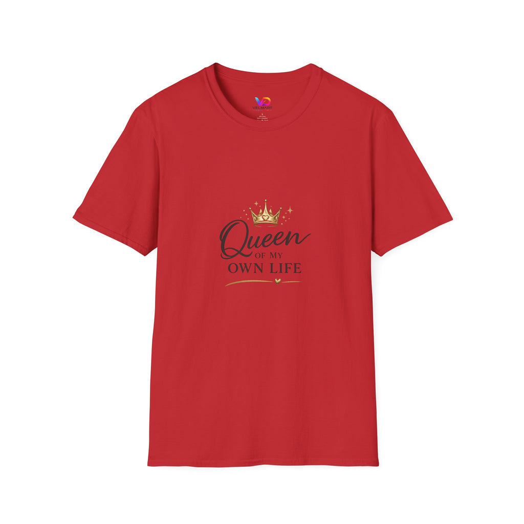 Queen of My Own Life T-Shirt — Empowerment Crown Graphic Tee