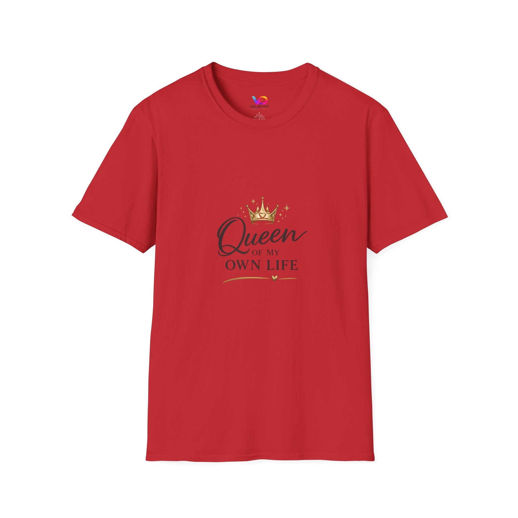 Queen of My Own Life T-Shirt — Empowerment Crown Graphic Tee